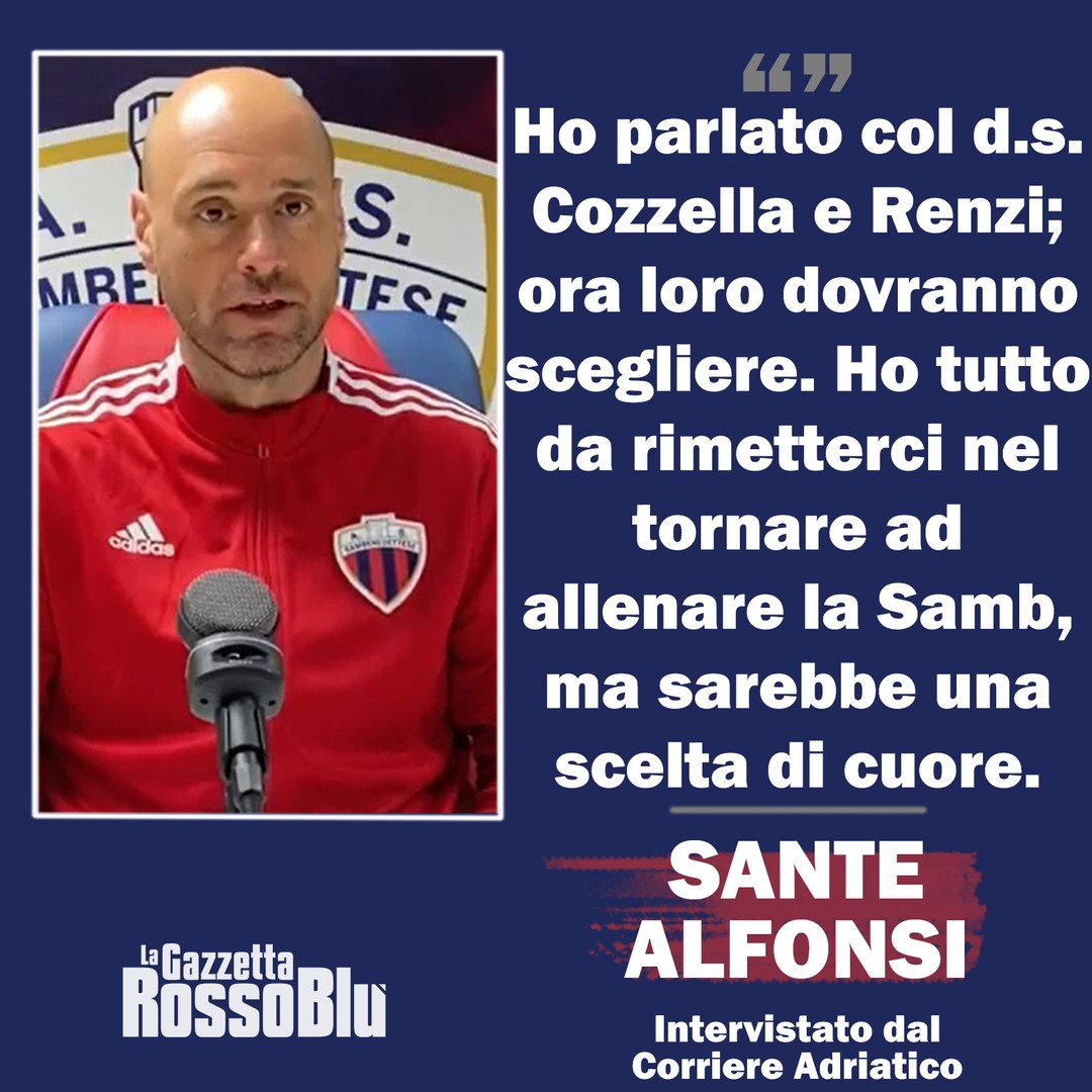 💬 | ALFONSI
Sante Alfonsi sulla possibilità di restare sulla panchina della Samb 🔴🔵
#santealfonsi #alfonsi #mister #allenatore #quotes #instaqutoes #intervista #interview #coach #grb #gazzettarossoblu #samb #sambenedettese #instagol #instafootball #instasoccer #calcio #rossoblù #seried #gironef #lnd #leganazionaledilettanti