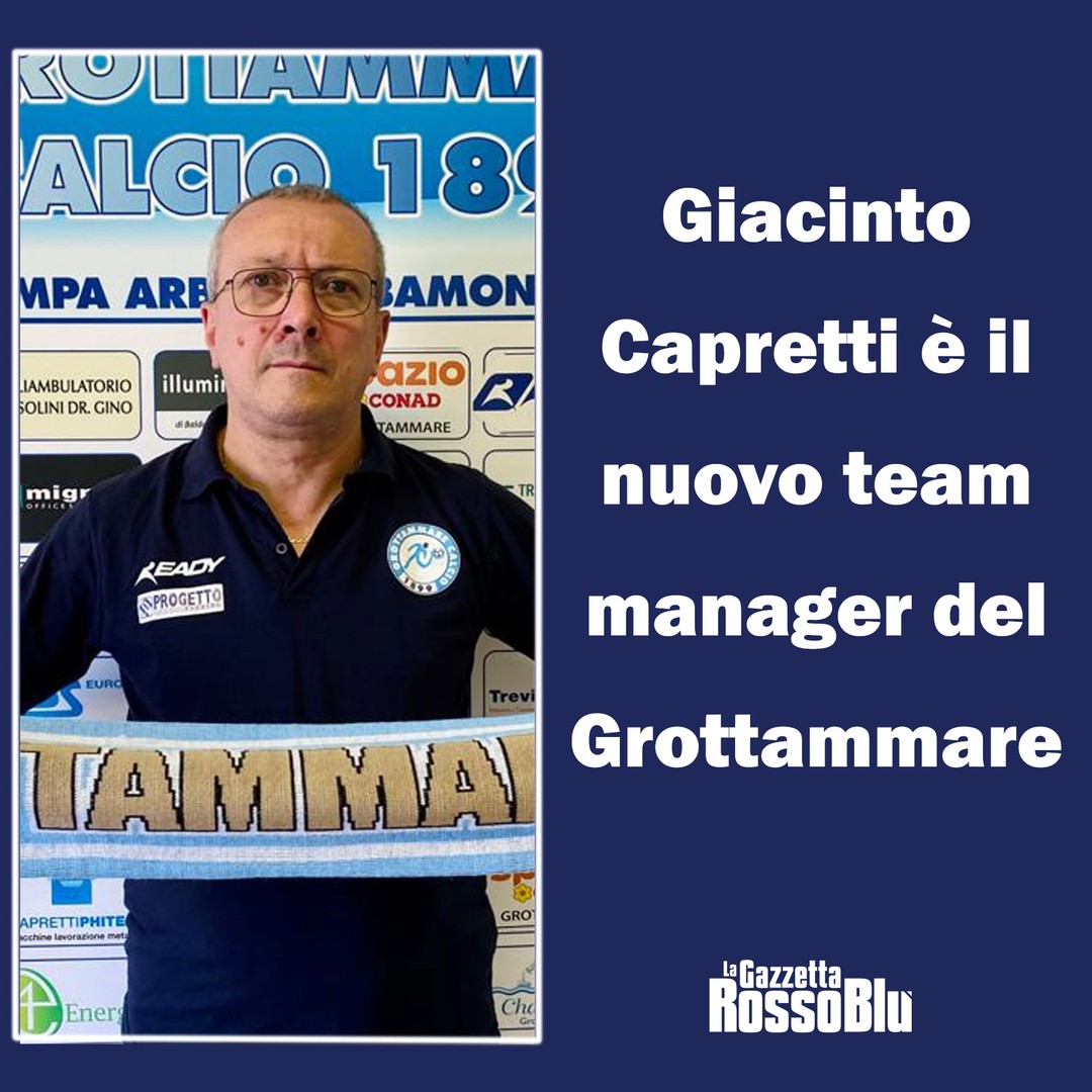 @grottammarecalcio ⚪️🔵, Giacinto Capretti è il nuovo team manager ✍🏻

#giacintocapretti #capretti #teammanager #grottammare #grottammarecalcio #calcio #instagol #soccer #football #marche #promozione #grb #gazzettarossoblu