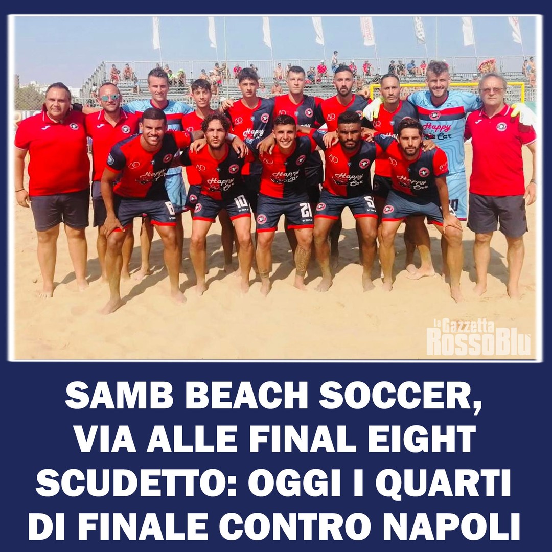 ⚽☀️ | BEACH SOCCER
SAMBENEDETTESE BEACH SOCCER 🔴🔵, oggi via alle Final Eight Scudetto 🏆