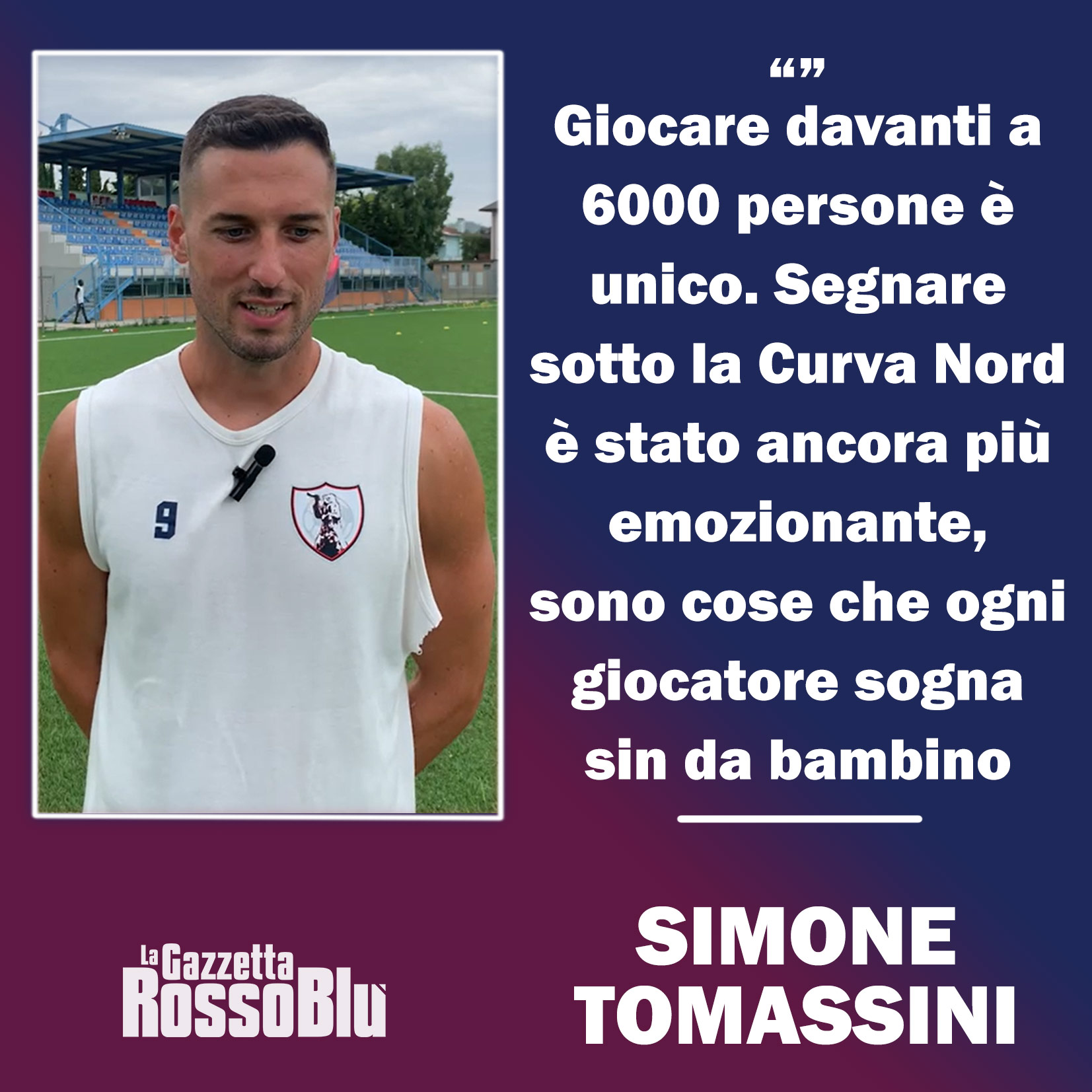 BOMBER 💣
U.S. Sambenedettese 🔴🔵, le parole e le emozioni di Simone Tomassini 💬
#simonetomassini #tomassini #attaccante #striker #grb #gazzettarossoblù #samb #sambenedettese #instagol #instafootball #instasoccer #lagazzettarossoblù #calcio #rossoblù #seried #gironef #lnd #leganazionaledilettanti