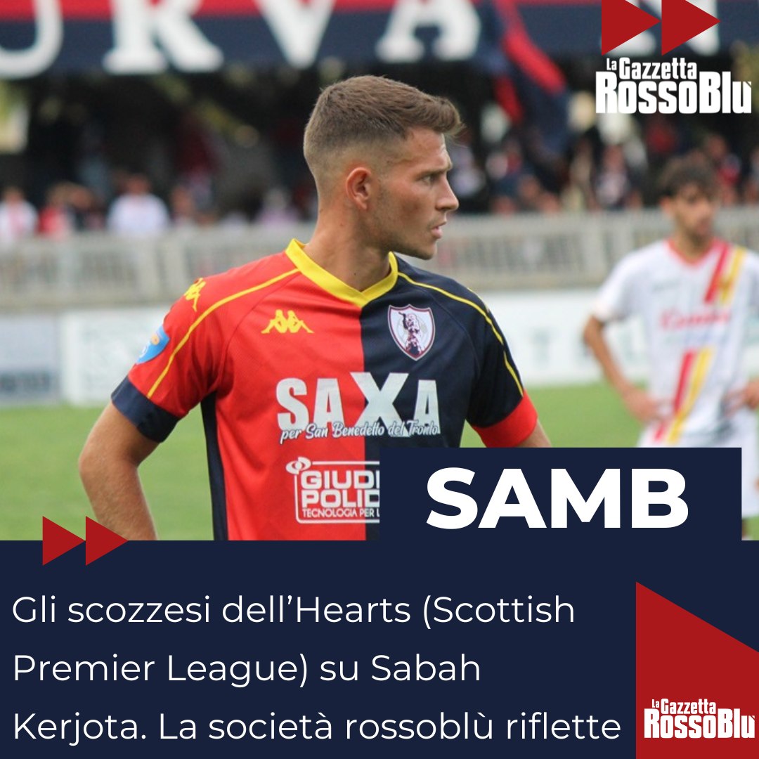 KERJOTA 🤔
Interessamento dell'Hearts (Scottish Premier League) per l'attaccante dell'@u.s.sambenedettese 🔴🔵. La società rossoblù riflette sul suo futuro
#sabahkerjota #kerjota #calciomercato #scottishpremierleague #hearts #legapro #seriec #grb #gazzettarossoblù #samb #sambenedettese #instagol #instafootball #instasoccer #lagazzettarossoblù #calcio #rossoblù