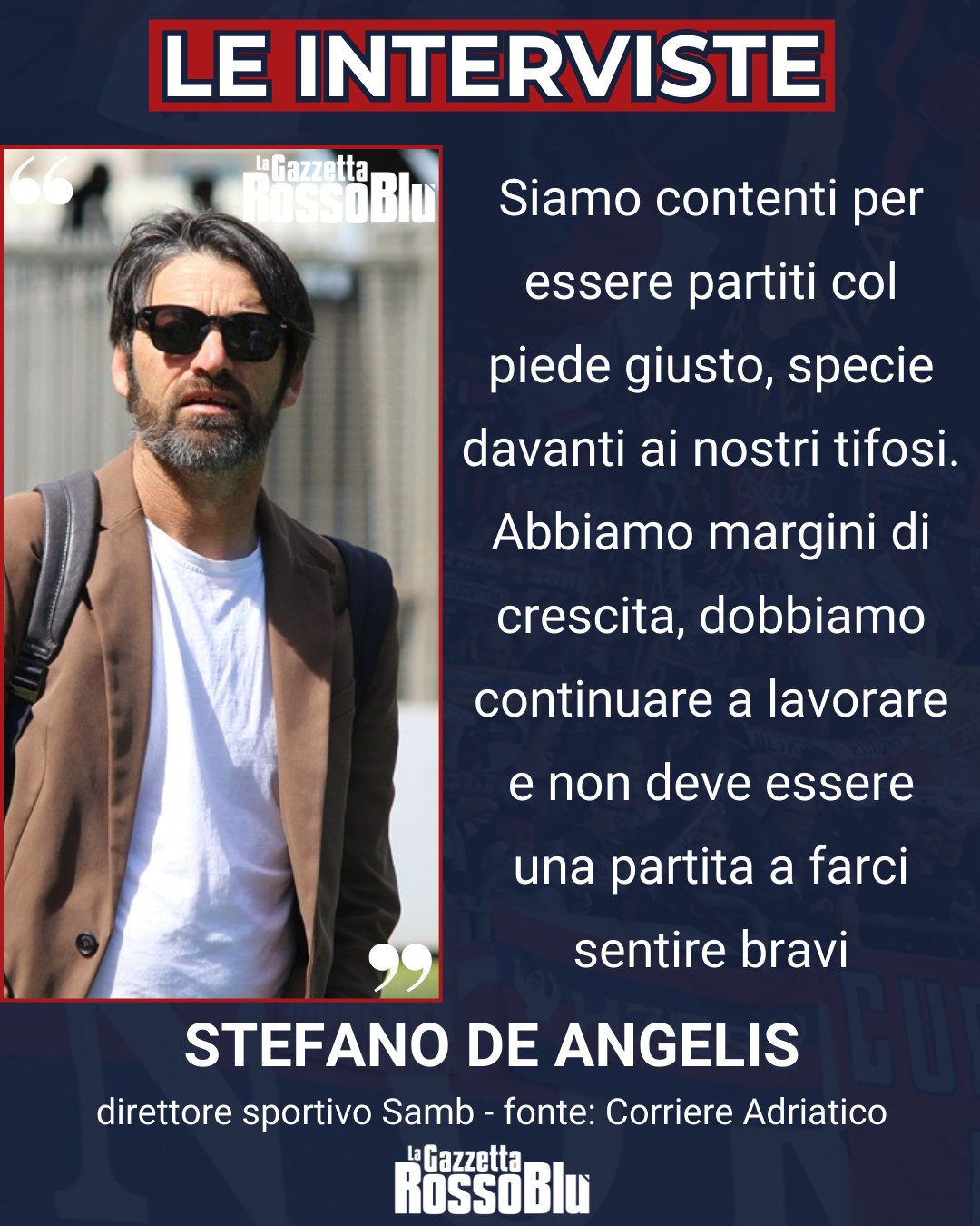 DE ANGELIS 🎙
@u.s.sambenedettese 🔴🔵, le parole del d.s. Stefano De Angelis
#stefanodeangelis #deangelis #grb #gazzettarossoblù #samb #sambenedettese #lagazzettarossoblù #calcio #seriec #gironeb #seriecgironeb #legapro #seriecskywifi