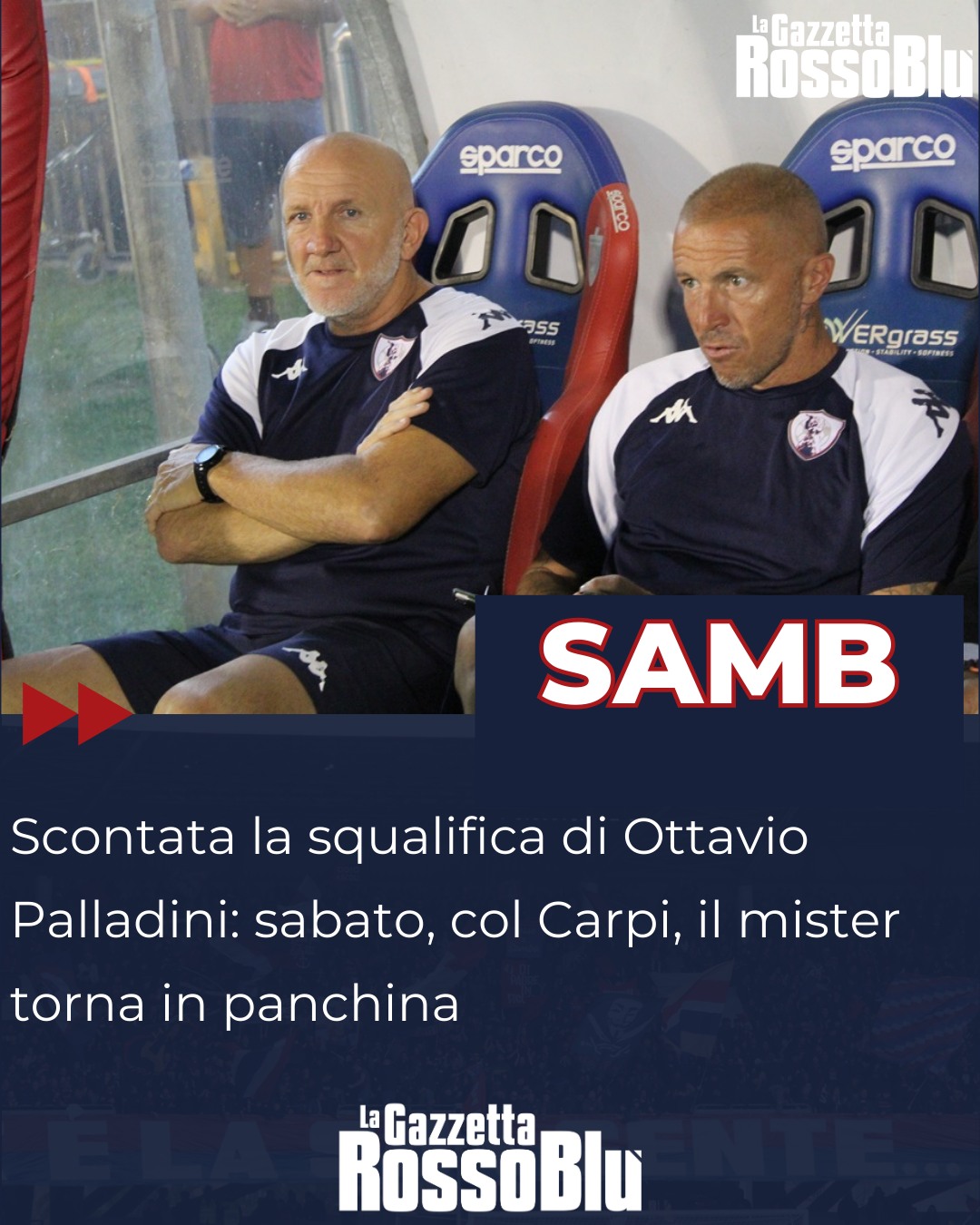 MISTER 🔙
@u.s.sambenedettese 🔴🔵, scontato il turno di squalifica per Ottavio Palladini: il mister rossoblù sarà di nuovo in panchina sabato, nel match di campionato col Carpi al Riviera delle Palme 🏟
#ottaviopalladini #palladini #samcar #sambcarpi #grb #gazzettarossoblù #samb #sambenedettese #instagol #instafootball #lagazzettarossoblù #calcio #rossoblù #seriec #gironeb #legapro #seriecskywifi
