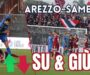 Arezzo-Samb 1-0, SU E GIÙ