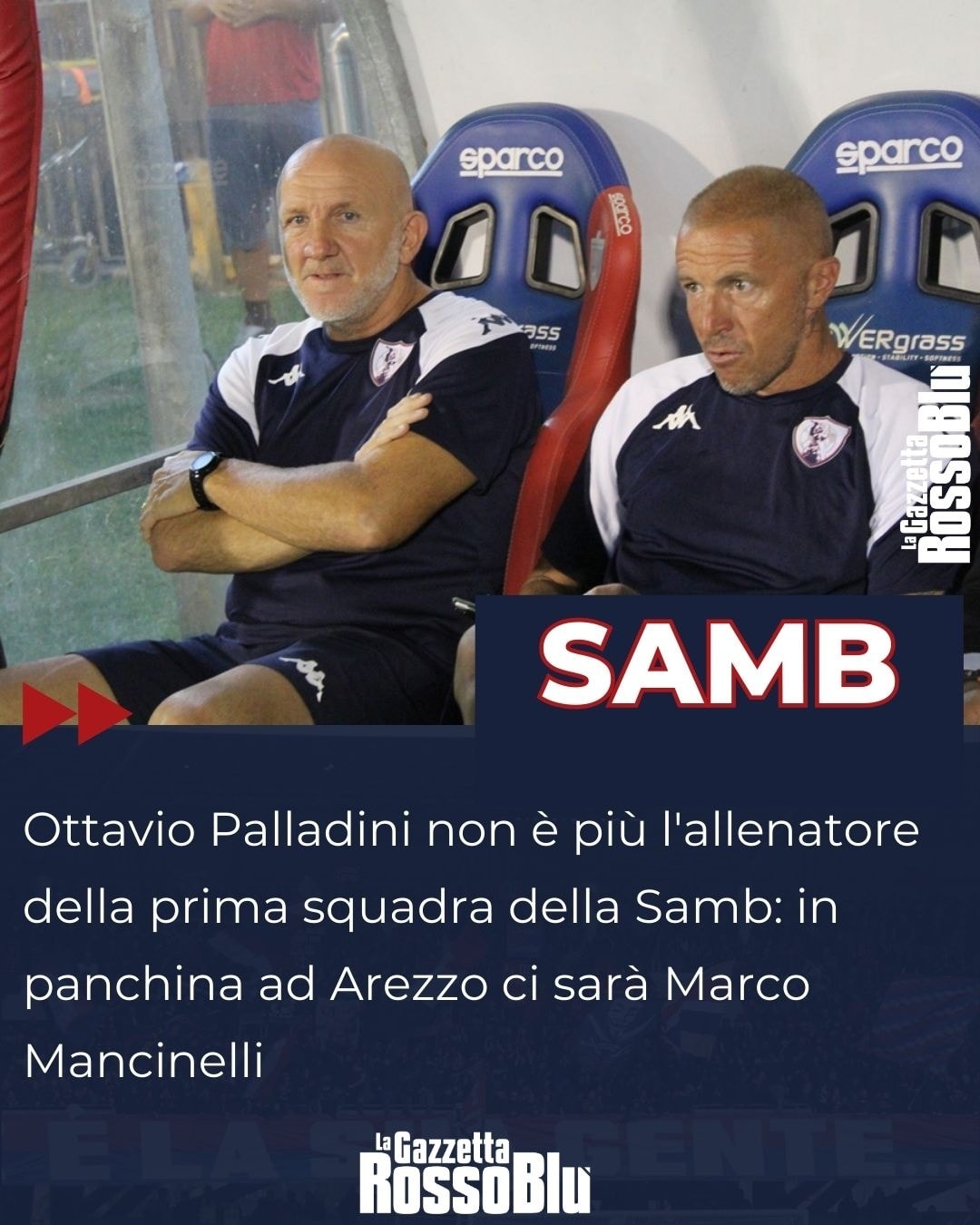 PALLADINI❌️

La U.S. Sambenedettese🔴🔵 ha comunicato di aver interrotto il rapporto professionale relativo alla guida tecnica con Ottavio Palladini e Luigi Voltattorni

#palladini #samb #gironeb #samb #grb #lagazzettarossoblù #sambenedettese #rossoblù #legapro