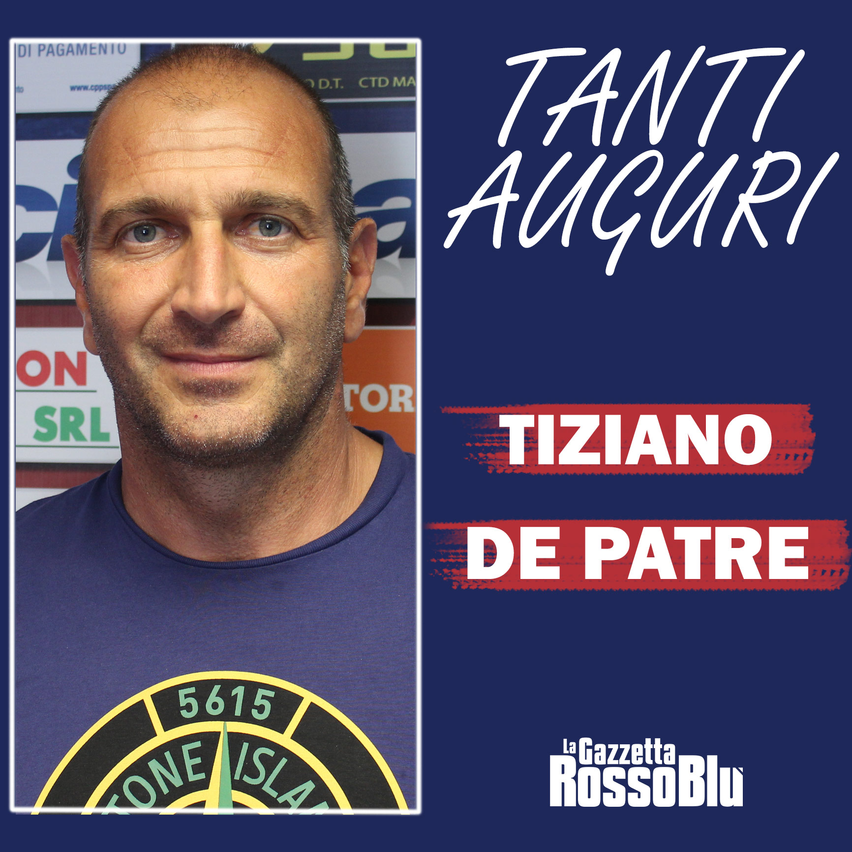 AUGURI TIZIANO 🎉

Auguri all'ex Samb 🔴🔵 Tiziano De Patre, che ha compiuto 57 anni

#tizianodepatre #depatre #grb #gazzettarossoblù #samb #sambenedettese #instagol #instafootball #lagazzettarossoblù #calcio #rossoblù #seriec #gironeb #legapro #seriecskywifi