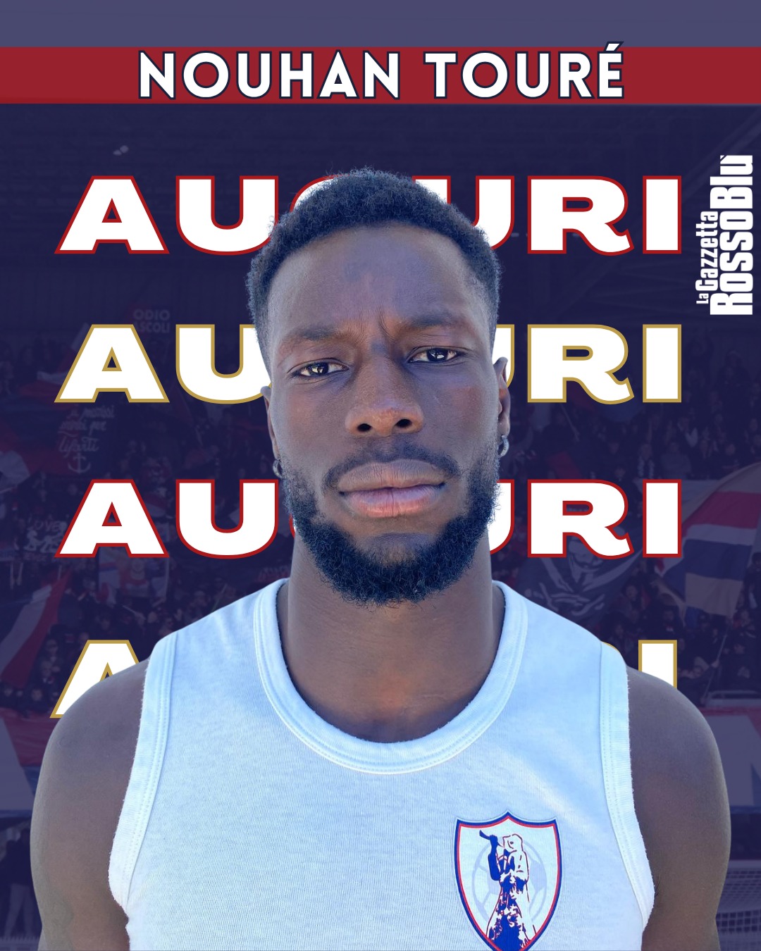 AUGURI NOUHAN 🎉

Compie oggi 25 anni l'attaccante dell'@u.s.sambenedettese 🔴🔵 @nuan_toure. Tantissimi auguri!

#nouhantouré #touré #grb #gazzettarossoblù #samb #sambenedettese #instagol #instafootball #lagazzettarossoblù #calcio #rossoblù #seriec #gironeb #legapro #seriecskywifi