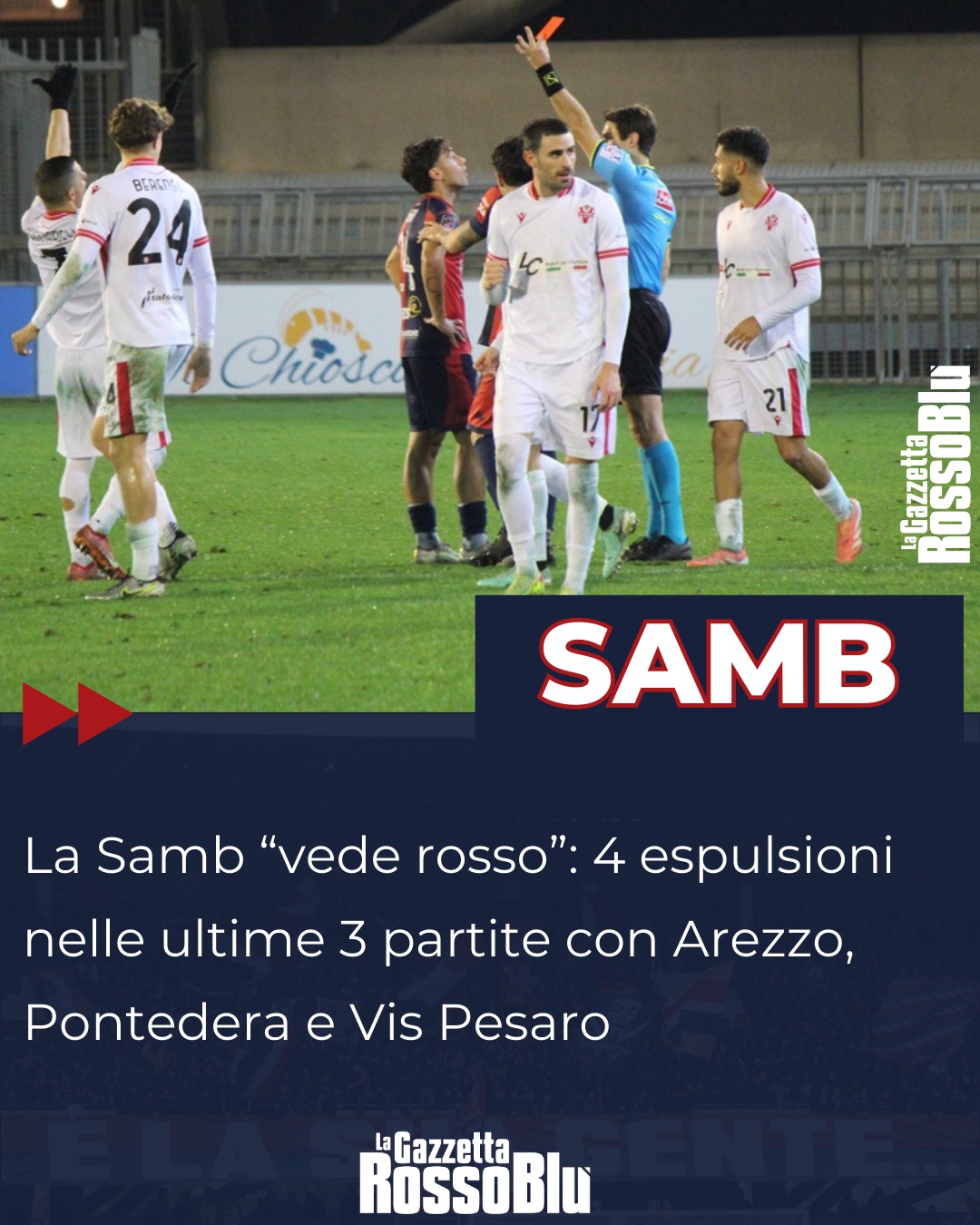 FOCUS 🔎

L'@u.s.sambenedettese 🔴🔵 ha sempre chiuso in inferiorità numerica le ultime tre partite di campionato

#grb #gazzettarossoblù #samb #sambenedettese #instagol #instafootball #lagazzettarossoblù #calcio #rossoblù #seriec #gironeb #legapro #seriecskywifi