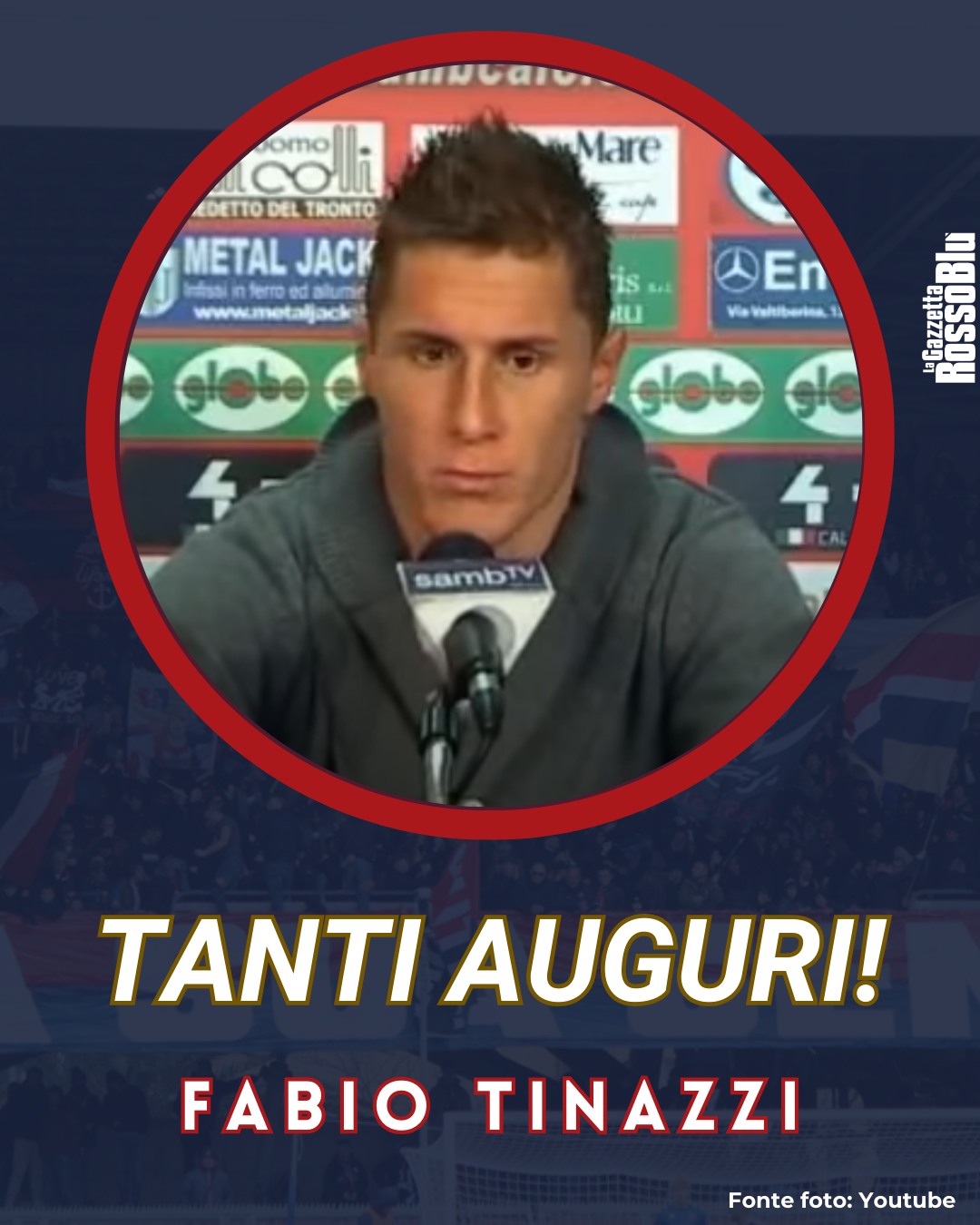 AUGURI FABIO 🎉

Compie oggi 43 anni l'ex difensore (e capitano) della Samb 🔴🔵 Fabio Tinazzi. Tanti auguri!

#fabiotinazzi #tinazzi #exsamb #grb #gazzettarossoblù #samb #sambenedettese #instagol #instafootball #lagazzettarossoblù #calcio #rossoblù #seriec #gironeb #legapro #seriecskywifi #happybirthday #birthday #bday #happybday #buoncompleanno #compleanno #tantiauguri