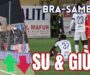 Bra-Samb 2-2, SU E GIÙ