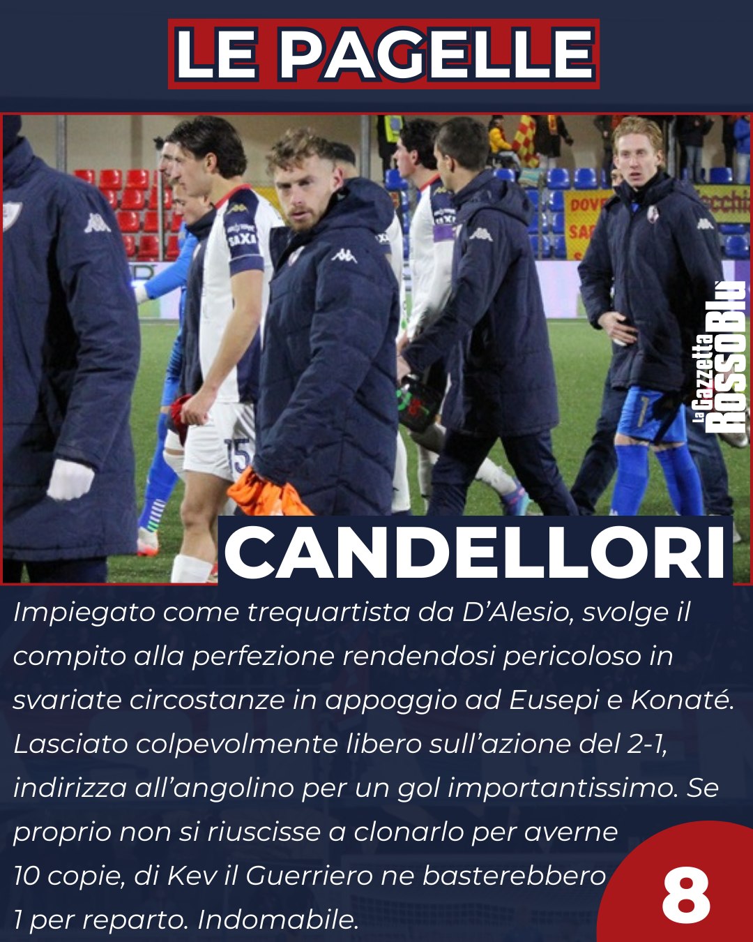 CANDELLORI 🔝

Cambiano le posizioni 🔄, passano le giornate, ma @kevin_candellori_ ⚔ è sempre tra i migliori dell'@u.s.sambenedettese 🔴🔵

#brasam #brasamb #kevincandellori #candellori #grb #gazzettarossoblù #samb #sambenedettese #instagol #instafootball #lagazzettarossoblù #calcio #rossoblù #seriec #gironeb #legapro #seriecskywifi #pagelle