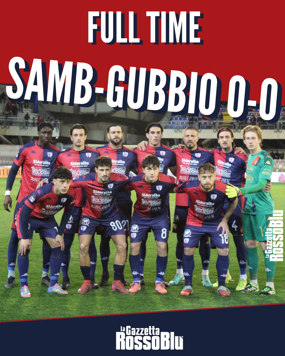 FINITA ❗❗

Per l'@u.s.sambenedettese 🔴🔵 arriva l'ennesimo pareggio: al Riviera delle Palme 🏟 è 0-0 col Gubbio

#samgub #sambgubbio #grb #gazzettarossoblù #samb #sambenedettese #instagol #instafootball #lagazzettarossoblù #calcio #rossoblù #seriec #gironeb #legapro #seriecskywifi