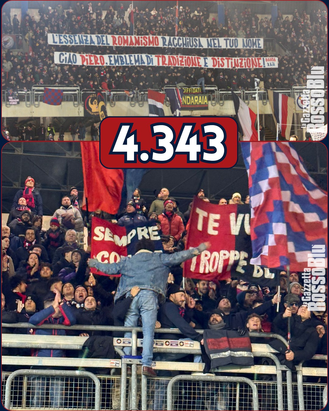 Sono stati 4.343 gli spettatori presenti ieri al Riviera delle Palme 🏟 per la partita tra @u.s.sambenedettese 🔴🔵 e Gubbio (44 gli ospiti)

#samgub #sambgubbio #fototifo #stadiorivieradellepalme #rivieradellepalme #grb #gazzettarossoblù #samb #sambenedettese #instagol #instafootball #lagazzettarossoblù #calcio #rossoblù #seriec #gironeb #legapro #seriecskywifi