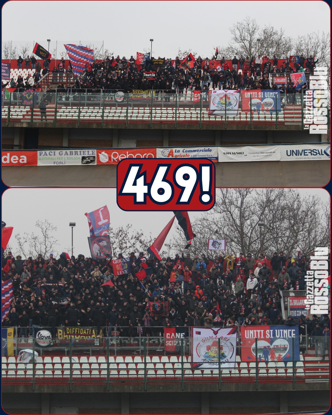 STRAORDINARI 🔴🔵

469 i tifosi dell'@u.s.sambenedettese presenti nel settore ospiti di Forlì 🏟

#forsam #forlìsamb #fototifo #grb #gazzettarossoblù #samb #sambenedettese #instagol #instafootball #lagazzettarossoblù #calcio #rossoblù #seriec #gironeb #legapro #seriecskywifi