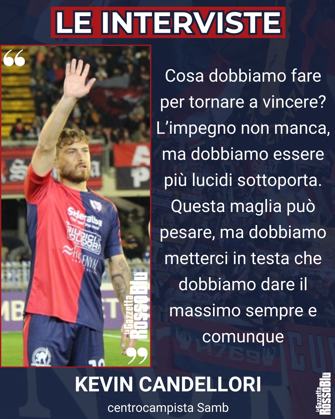 CANDELLORI 🎙

@u.s.sambenedettese 🔴🔵, le parole di @kevin_candellori_ dopo il pareggio col Gubbio

#samgub #sambgubbio #kevincandellori #candellori #grb #gazzettarossoblù #samb #sambenedettese #instagol #instafootball #lagazzettarossoblù #calcio #rossoblù #seriec #gironeb #legapro #seriecskywifi