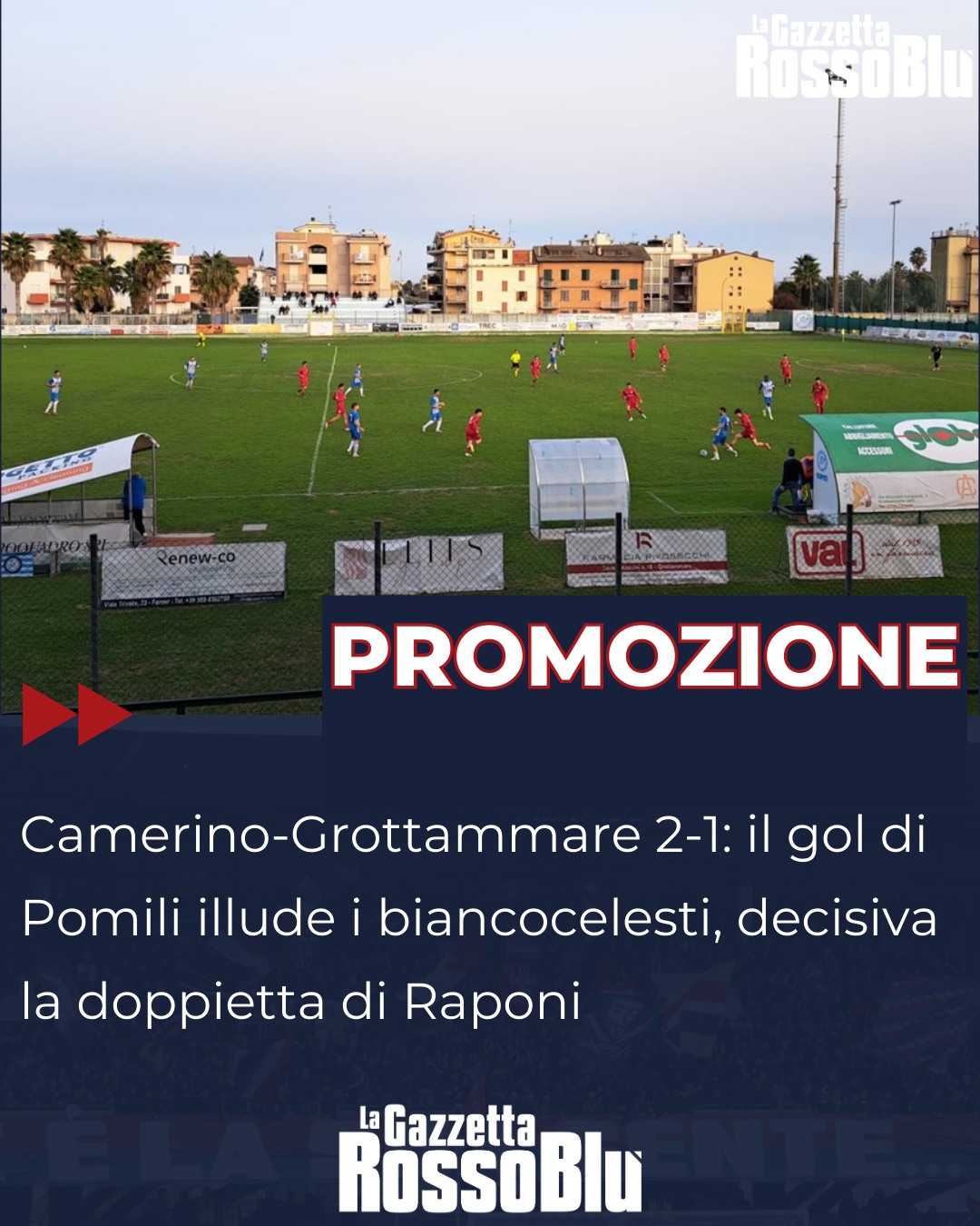 PROMOZIONE ⚽

Il @grottammarecalcio ⚪🔵 vede fermarsi a Camerino 🏟 la sua striscia positiva: non basta un gol di Pomili ❌

#camerinogrottammare #camerino #calcio #marche #promozione #gironeb #grottammare #grottammarecalcio #grb #lagazzettarossoblù