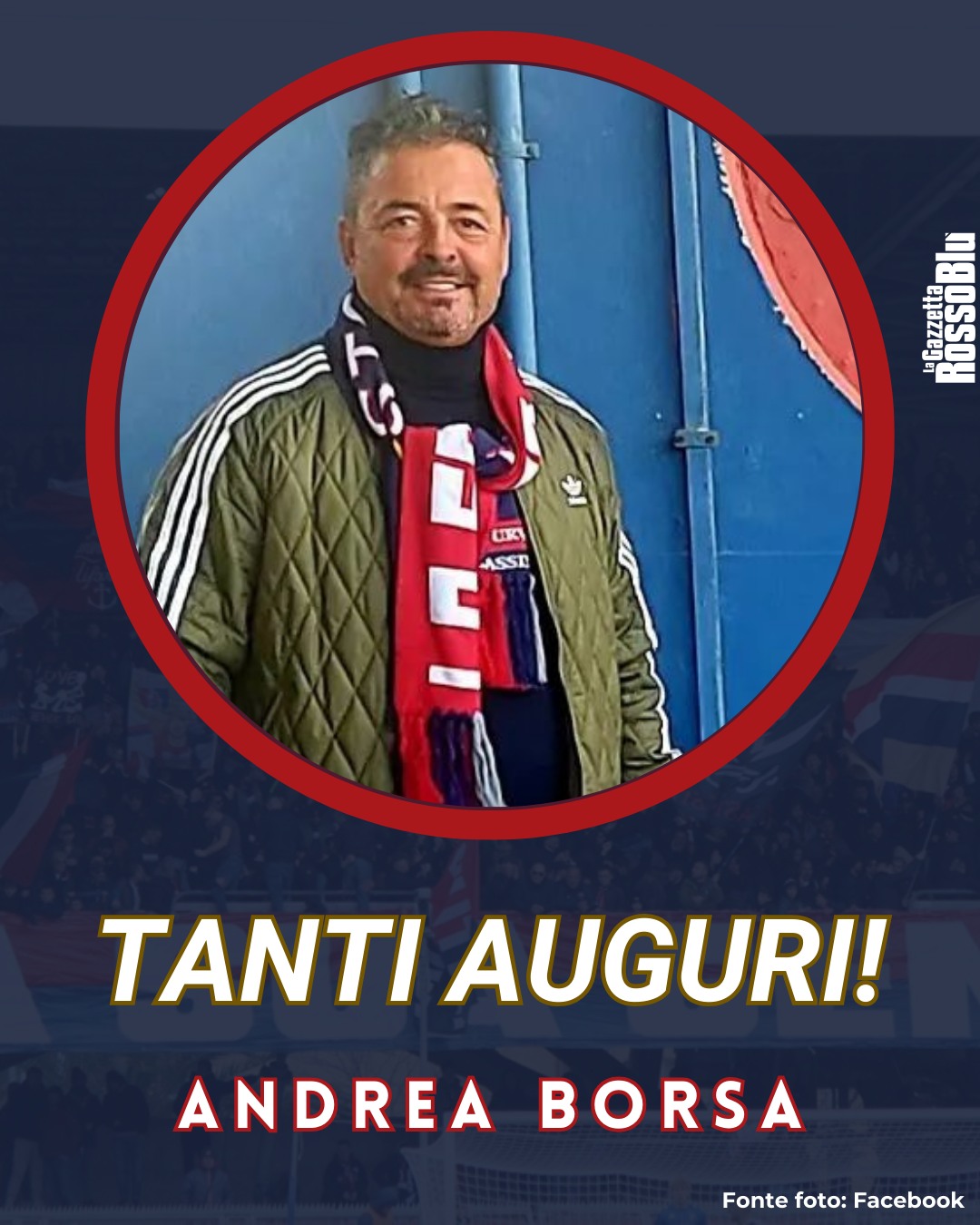 AUGURI GLADIATORE 🎉

Compie oggi 54 anni l'ex Samb 🔴🔵 @borsa.andrea. Tantissimi auguri Andrea!

#andreaborsa #borsa #exsamb #grb #gazzettarossoblù #samb #sambenedettese #instagol #instafootball #lagazzettarossoblù #calcio #rossoblù #seriec #gironeb #legapro #seriecskywifi #happybirthday #birthday #bday #happybday #buoncompleanno #compleanno #tantiauguri