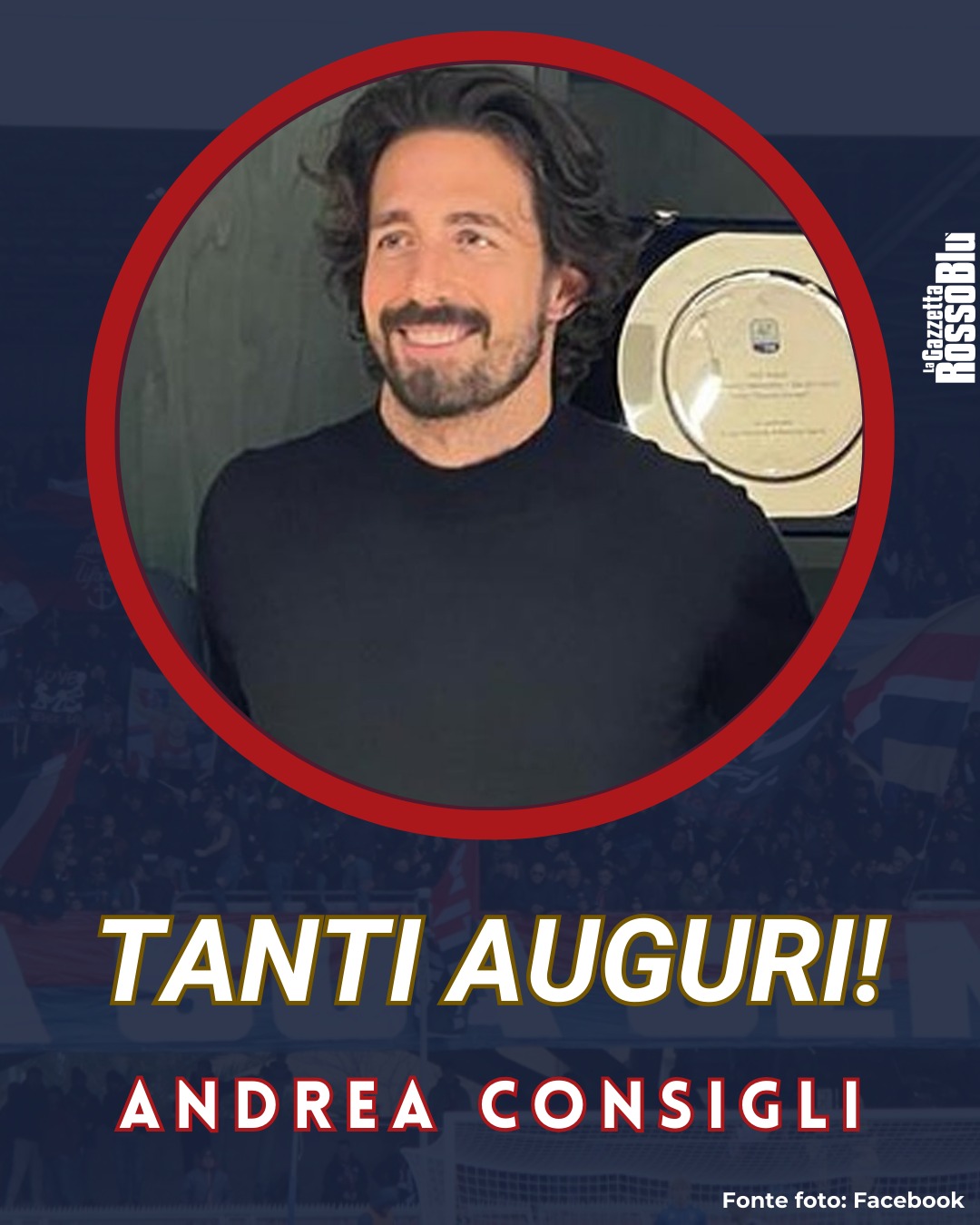 AUGURI ANDREA 🎉

Compie oggi 39 anni un grandissimo portiere 🧤 ex Samb: @andreaconsigli47 🔴🔵. Tanti auguri!

#andreaconsigli #consigli #exsamb #grb #gazzettarossoblù #samb #sambenedettese #instagol #instafootball #lagazzettarossoblù #calcio #rossoblù #seriec #gironeb #legapro #seriecskywifi #happybirthday #birthday #bday #happybday #buoncompleanno #compleanno #tantiauguri
