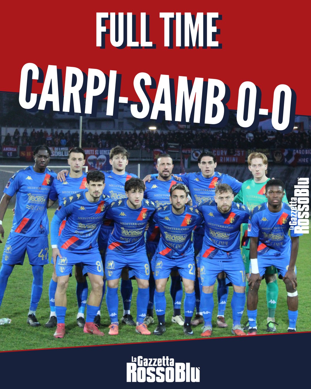 FINITA ❗❗

Finisce senza gol la sfida tra Carpi e @u.s.sambenedettese 🔴🔵: 0-0  al Cabassi 🏟

#carsam #carpisamb #stadiosandrocabassi #grb #gazzettarossoblù #samb #sambenedettese #instagol #instafootball #lagazzettarossoblù #calcio #rossoblù #seriec #gironeb #legapro #seriecskywifi