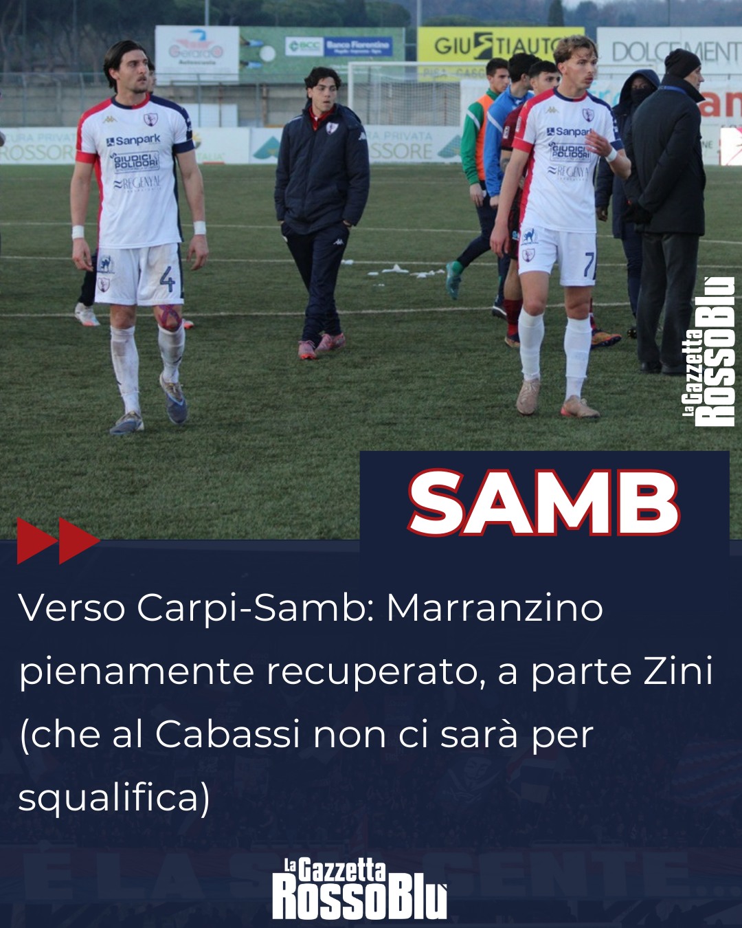 VERSO CARPI 🏟

Per l'@u.s.sambenedettese 🔴🔵 rosa quasi al completo (squalificati a parte) in vista della trasferta di Carpi 🛣

#carsam #carpisamb #grb #gazzettarossoblù #samb #sambenedettese #instagol #instafootball #lagazzettarossoblù #calcio #rossoblù #seriec #gironeb #legapro #seriecskywifi