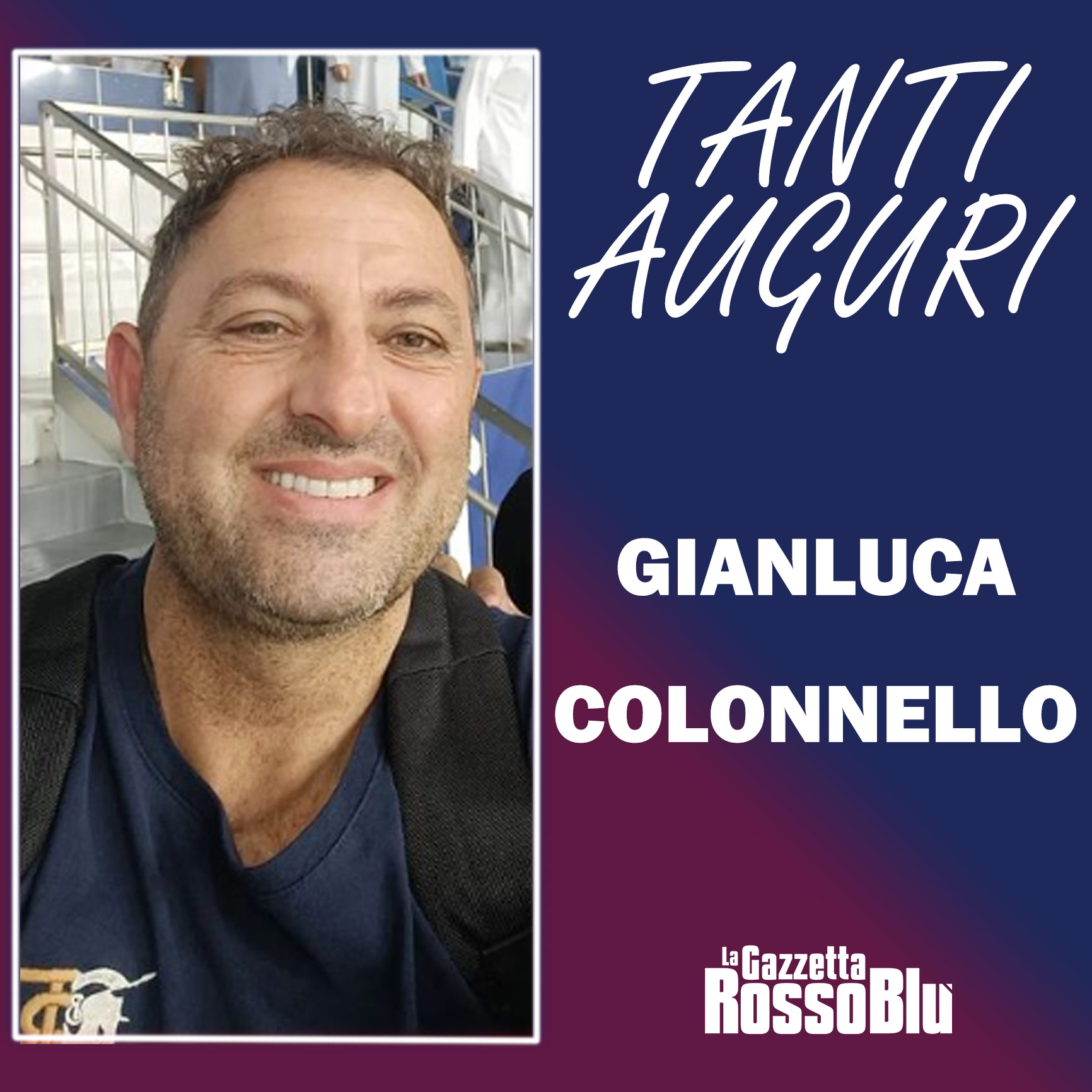 AUGURI COLO 🎉

Compie oggi 53 anni l'ex Samb 🔴🔵 @gianlucacolonnelloofficial. Tanti auguri!

#gianlucacolonnello #colonnello #exsamb #grb #gazzettarossoblù #samb #sambenedettese #instagol #instafootball #lagazzettarossoblù #calcio #rossoblù #seriec #gironeb #legapro #seriecskywifi #happybirthday #birthday #bday #happybday #buoncompleanno #compleanno #tantiauguri