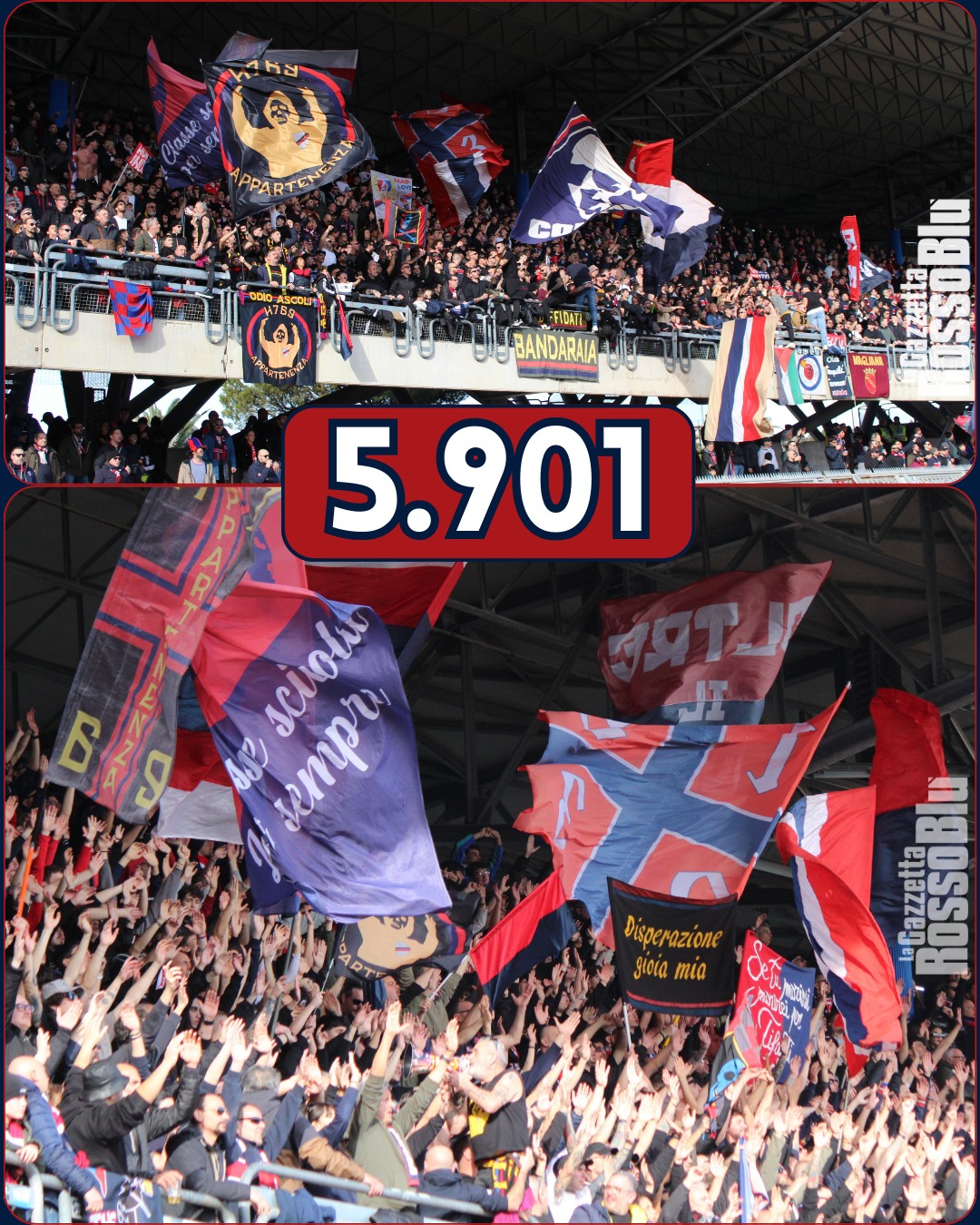 5⃣9⃣0⃣1⃣

Quasi 6.000 gli spettatori presenti ieri al Riviera delle Palme 🏟 per la partita tra @u.s.sambenedettese 🔴🔵 e Perugia (500 gli ospiti)

#samper #sambperugia #stadiorivieradellepalme #grb #gazzettarossoblù #samb #sambenedettese #instagol #instafootball #lagazzettarossoblù #calcio #rossoblù #seriec #gironeb #legapro #seriecskywifi