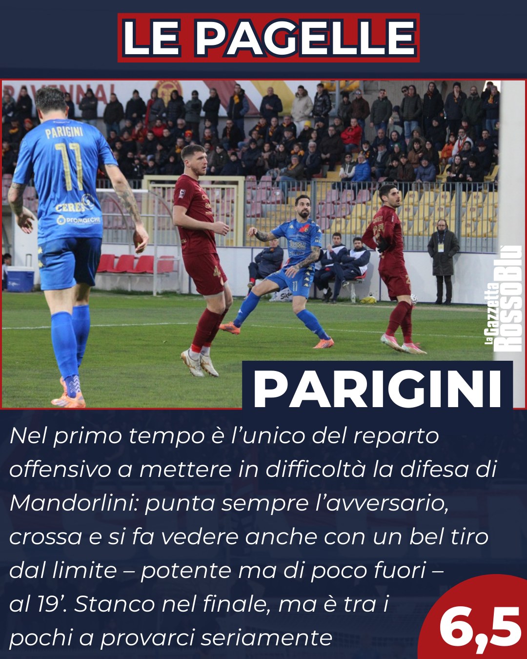 PARIGINI 📈

@u.s.sambenedettese 🔴🔵, Parigini tra i pochi a salvarsi nella trasferta di Ravenna

#ravsam #ravennasamb #vittorioparigini #parigini #pagelle #grb #gazzettarossoblù #samb #sambenedettese #instagol #instafootball #lagazzettarossoblù #calcio #rossoblù #seriec #gironeb #legapro #seriecskywifi