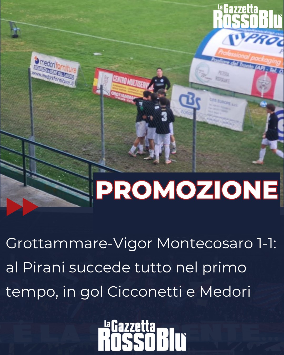 PROMOZIONE ⚽

Un gol e un punto per parte nella sfida tra @grottammarecalcio ⚪🔵 e Vigor Montecosaro

#grottammarevigormontecosaro #vigormontecosaro #calcio #marche #promozione #gironeb #grottammare #grottammarecalcio #grb #lagazzettarossoblù