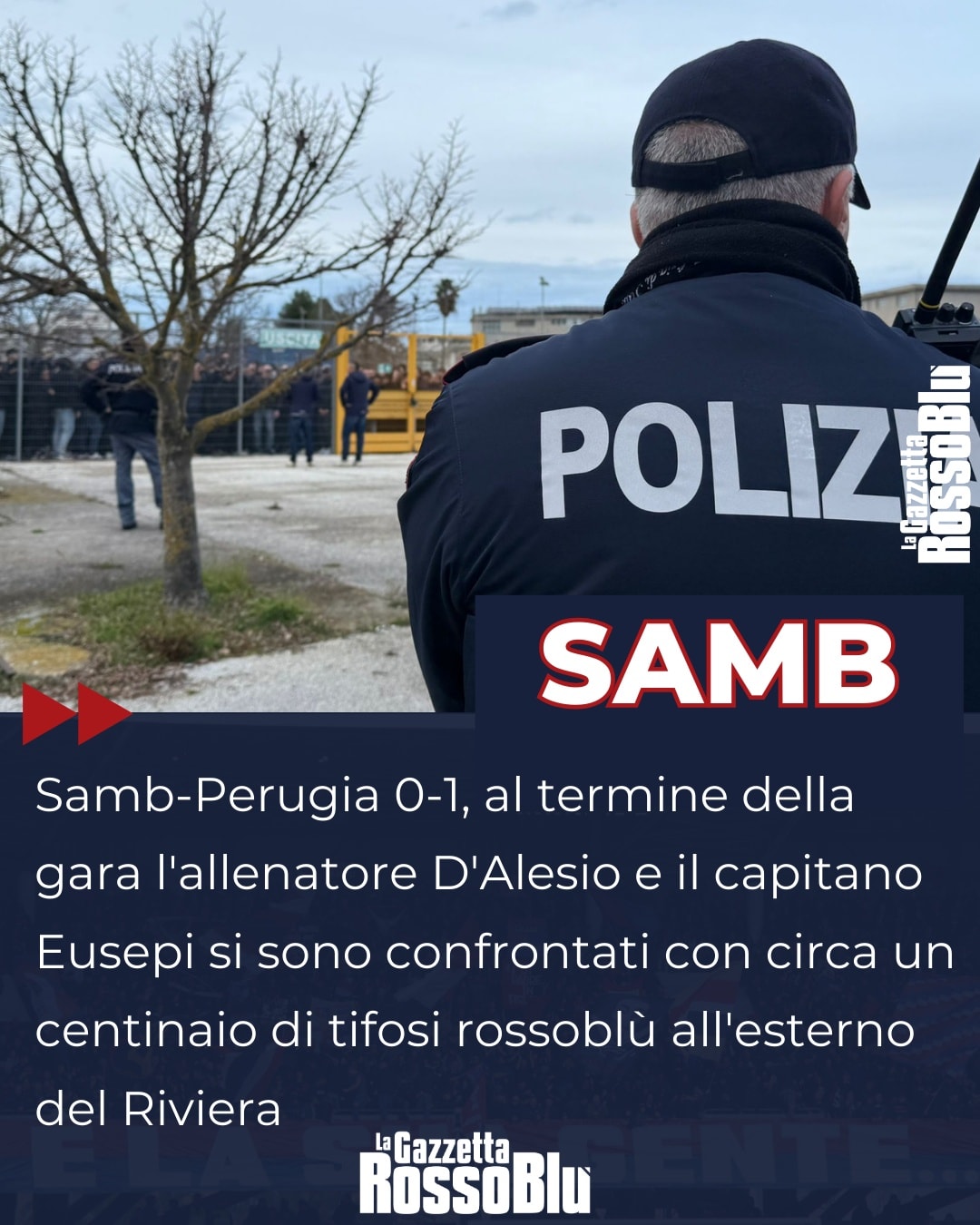 CONFRONTO

U.S. Sambenedettese🔴🔵-Perugia 0-1, mister D'Alesio e capitan Eusepi a confronto con i tifosi🗣