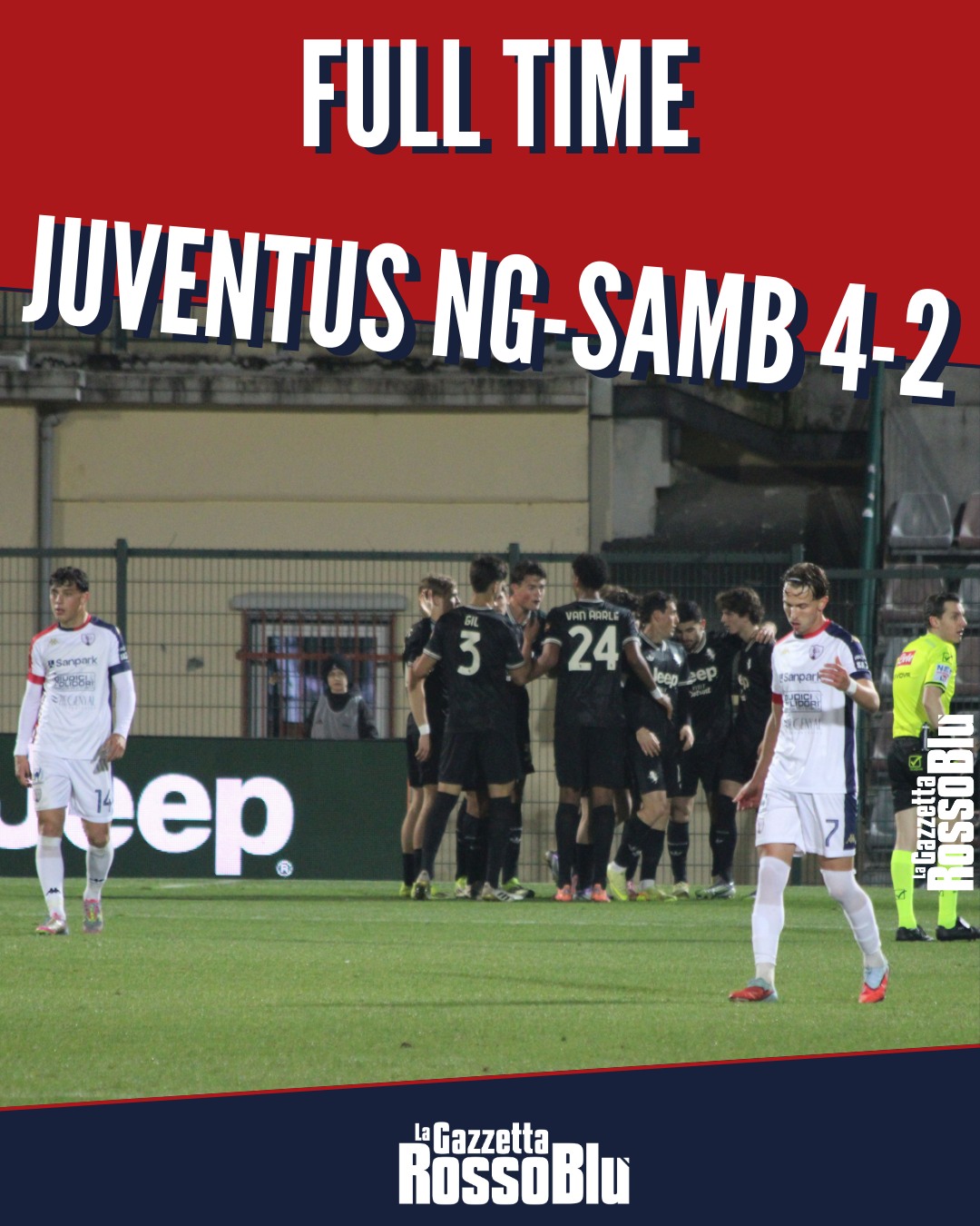 FINITA ❗❗

Perde anche in casa della Juventus Next Gen l'@u.s.sambenedettese ❌: ad Alessandria finisce 4-2

#juvsam #juventusnextgensamb #juventusngsamb #stadiogiuseppemoccagatta #grb #gazzettarossoblù #samb #sambenedettese #instagol #instafootball #lagazzettarossoblù #calcio #rossoblù #seriec #gironeb #legapro #seriecskywifi