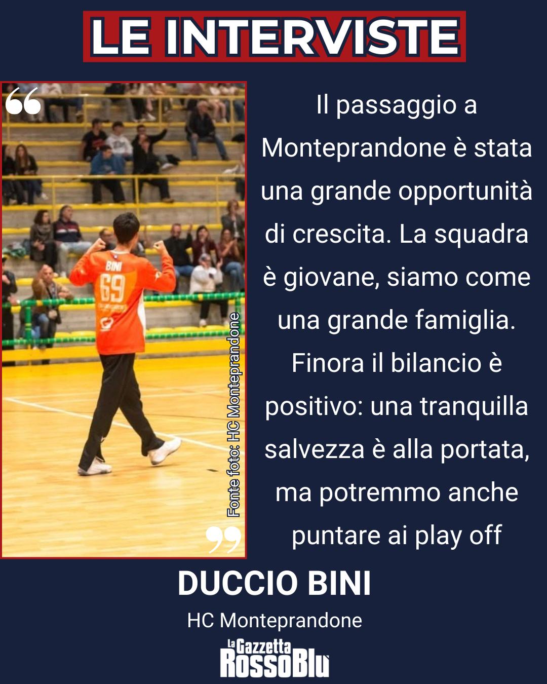 PALLAMANO 🤾‍♂

@hc_monteprandone, le parole di Duccio Bini 🎙: «Possiamo anche puntare ai play off»

#ducciobini #bini #pallamano #handball #serieasilver #pallamanomonteprandone #hcmonteprandone #monteprandone #grb #lagazzettarossoblù