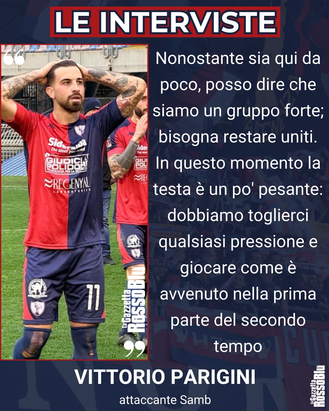 PARIGINI 🎙

@u.s.sambenedettese 🔴🔵, le parole di Vittorio Parigini

#vittorioparigini #parigini #samtor #sambtorres #grb #gazzettarossoblù #samb #sambenedettese #instagol #instafootball #lagazzettarossoblù #calcio #rossoblù #seriec #gironeb #legapro #seriecskywifi