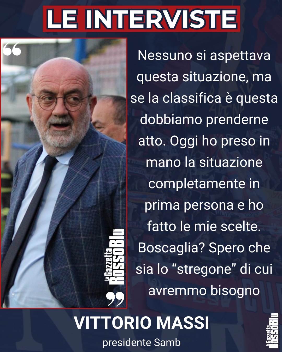 MASSI 🎙

@u.s.sambenedettese 🔴🔵, le parole di Vittorio Massi

#vittoriomassi #massi #boscaglia #robertoboscaglia #grb #gazzettarossoblù #samb #sambenedettese #instagol #instafootball #lagazzettarossoblù #calcio #rossoblù #seriec #gironeb #legapro #seriecskywifi