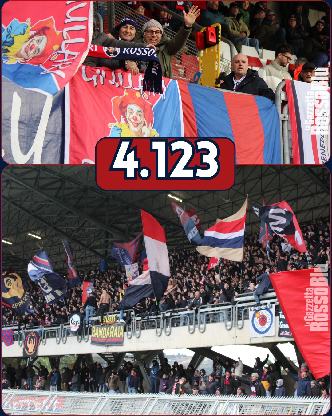 4.123

Poco più di 4.000 gli spettatori presenti ieri al Riviera delle Palme 🏟 per la sfida tra U.S. Sambenedettese 🔴🔵 e Torres

#samtor #sambtorres #stadiorivieradellepalme #grb #gazzettarossoblù #samb #sambenedettese #instagol #instafootball #lagazzettarossoblù #calcio #rossoblù #seriec #gironeb #legapro #seriecskywifi