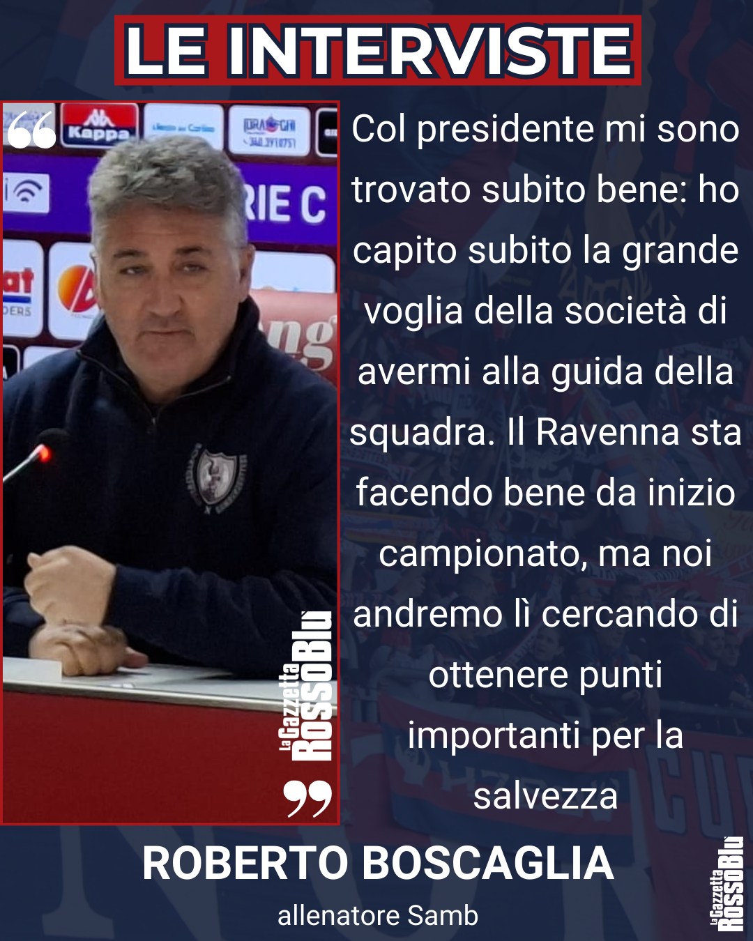 MISTER 🎙

@u.s.sambenedettese 🔴🔵, le parole di Roberto Boscaglia sul presidente Vittorio Massi e sul Ravenna

#robertoboscaglia #boscaglia #grb #gazzettarossoblù #samb #sambenedettese #instagol #instafootball #lagazzettarossoblù #calcio #rossoblù #seriec #gironeb #legapro #seriecskywifi