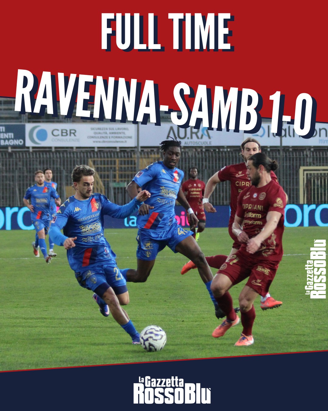 FINITA ❗❗

@u.s.sambenedettese sconfitta anche a Ravenna ❌: al Benelli decide un gol di Solini, 1-0

#ravsam #ravennasamb #stadiobrunobenelli #grb #gazzettarossoblù #samb #sambenedettese #instagol #instafootball #lagazzettarossoblù #calcio #rossoblù #seriec #gironeb #legapro #seriecskywifi