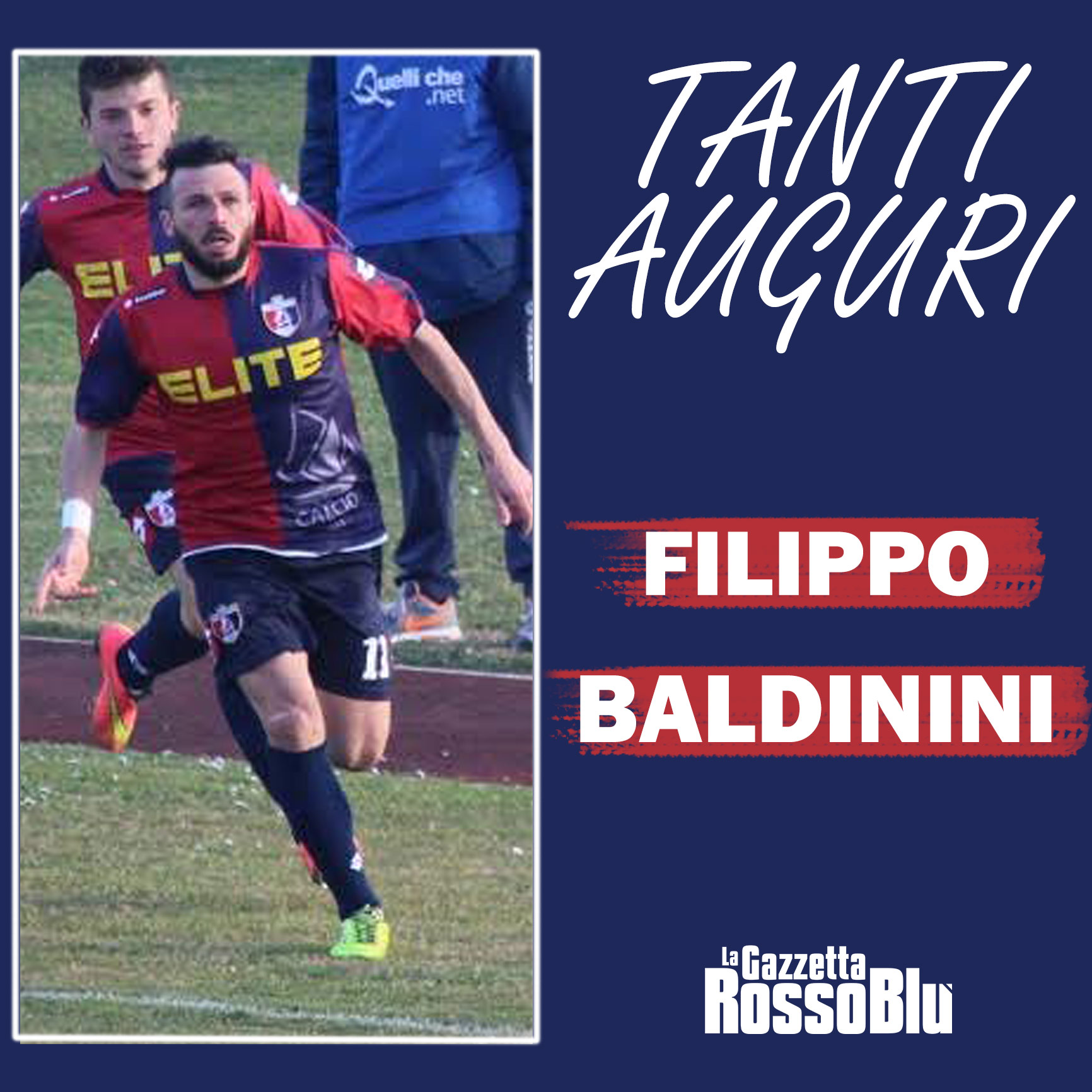 AUGURI FILIPPO 🎉

Compie oggi 39 anni l'ex Samb 🔴🔵 Filippo Baldinini. Tanti auguri!

#filippobaldinini #baldinini #exsamb #grb #gazzettarossoblù #samb #sambenedettese #instagol #instafootball #lagazzettarossoblù #calcio #rossoblù #seriec #gironeb #legapro #seriecskywifi
#happybirthday #birthday #bday #happybday #buoncompleanno #compleanno #tantiauguri