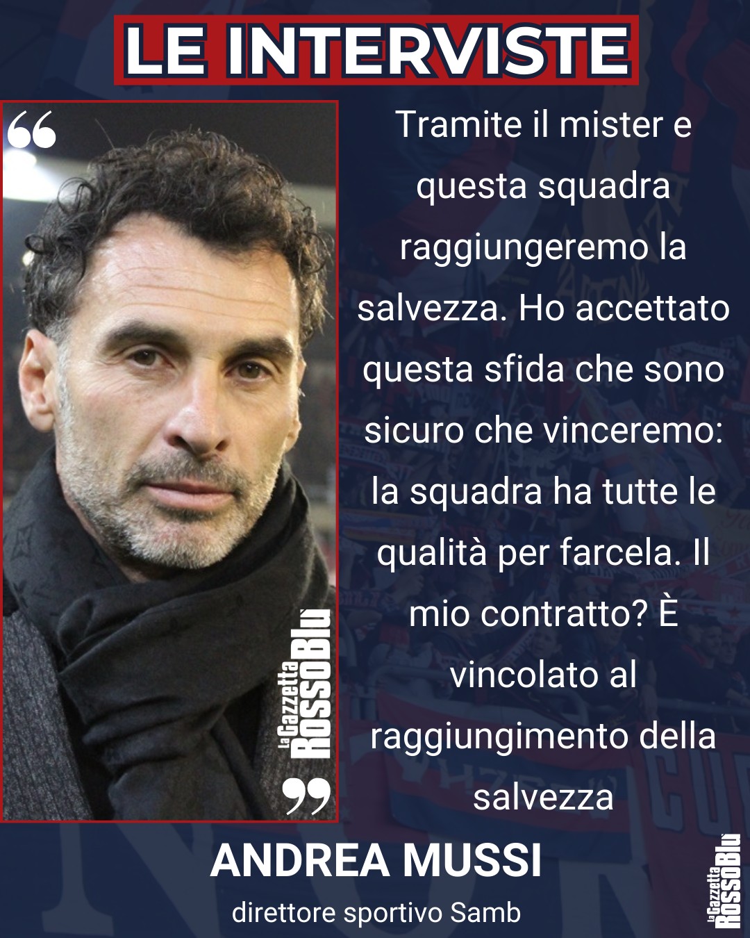MUSSI 🎙

@u.s.sambenedettese 🔴🔵, le parole del d.s. Andrea Mussi dopo il pareggio col Livorno 🏟

#andreamussi #mussi #samliv #samblivorno #grb #gazzettarossoblù #samb #sambenedettese #instagol #instafootball #lagazzettarossoblù #calcio #rossoblù #seriec #gironeb #legapro #seriecskywifi