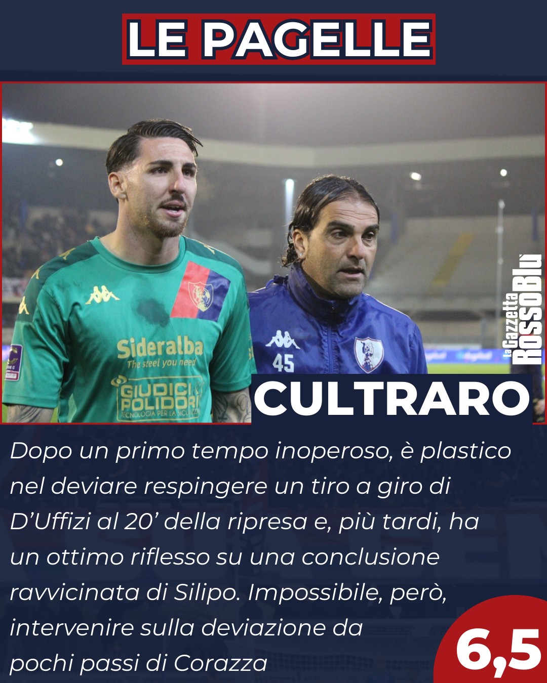 CULTRARO 🧤

@u.s.sambenedettese, Giovanni Cultraro tra i più positivi della partita di ieri con l'Ascoli

#samasc #sambascoli #giovannicultraro #cultraro #grb #gazzettarossoblù #samb #sambenedettese #instagol #instafootball #lagazzettarossoblù #calcio #rossoblù #seriec #gironeb #legapro #seriecskywifi