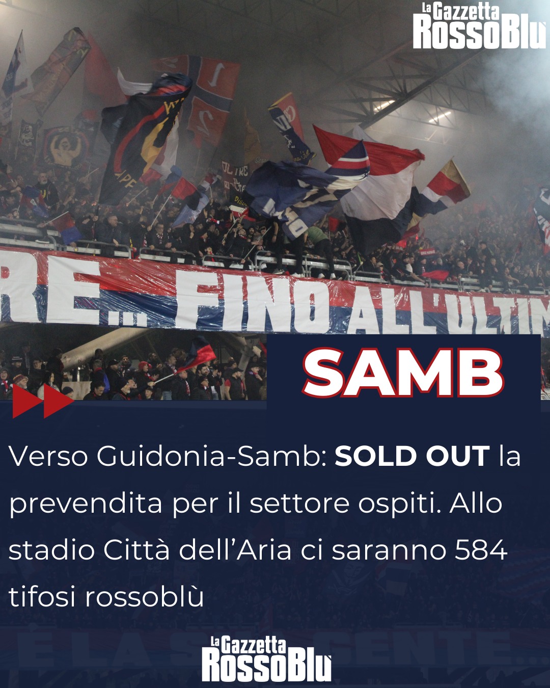 INCREDIBILI ❗️❗️

@u.s.sambenedettese 🔴🔵 a Guidonia con quasi 600 tifosi al seguito

#guisam #guidoniasamb #stadiocittàdellaria #prevendita #guidonia #guidoniamontecelio #grb #gazzettarossoblù #samb #sambenedettese #instagol #instafootball #lagazzettarossoblù #calcio #rossoblù #seriec #gironeb #legapro #seriecskywifi