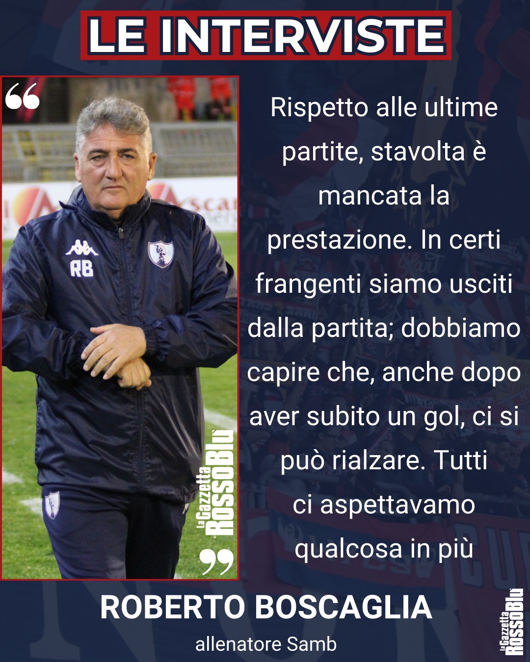 BOSCAGLIA 🎙

@u.s.sambenedettese 🔴🔵, le parole di mister Roberto Boscaglia dopo la sconfitta col Campobasso ❌

#samcam #sambcampobasso #robertoboscaglia #boscaglia #stadiorivieradellepalme #grb #gazzettarossoblù #samb #sambenedettese #instagol #instafootball #lagazzettarossoblù #calcio #rossoblù #seriec #gironeb #legapro #seriecskywifi