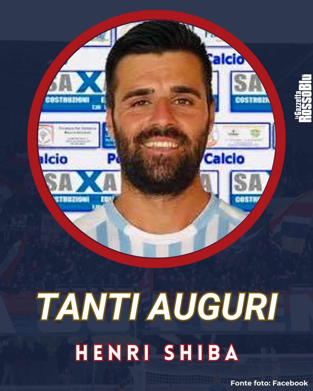 AUGURI HENRI 🎉

Compie oggi 38 anni l'ex attaccante della Samb 🔴🔵 Henri Shiba. Tanti auguri!

#henrishiba #shiba #exsamb #grb #gazzettarossoblù #samb #sambenedettese #instagol #instafootball #lagazzettarossoblù #calcio #rossoblù #seriec #gironeb #legapro #seriecskywifi