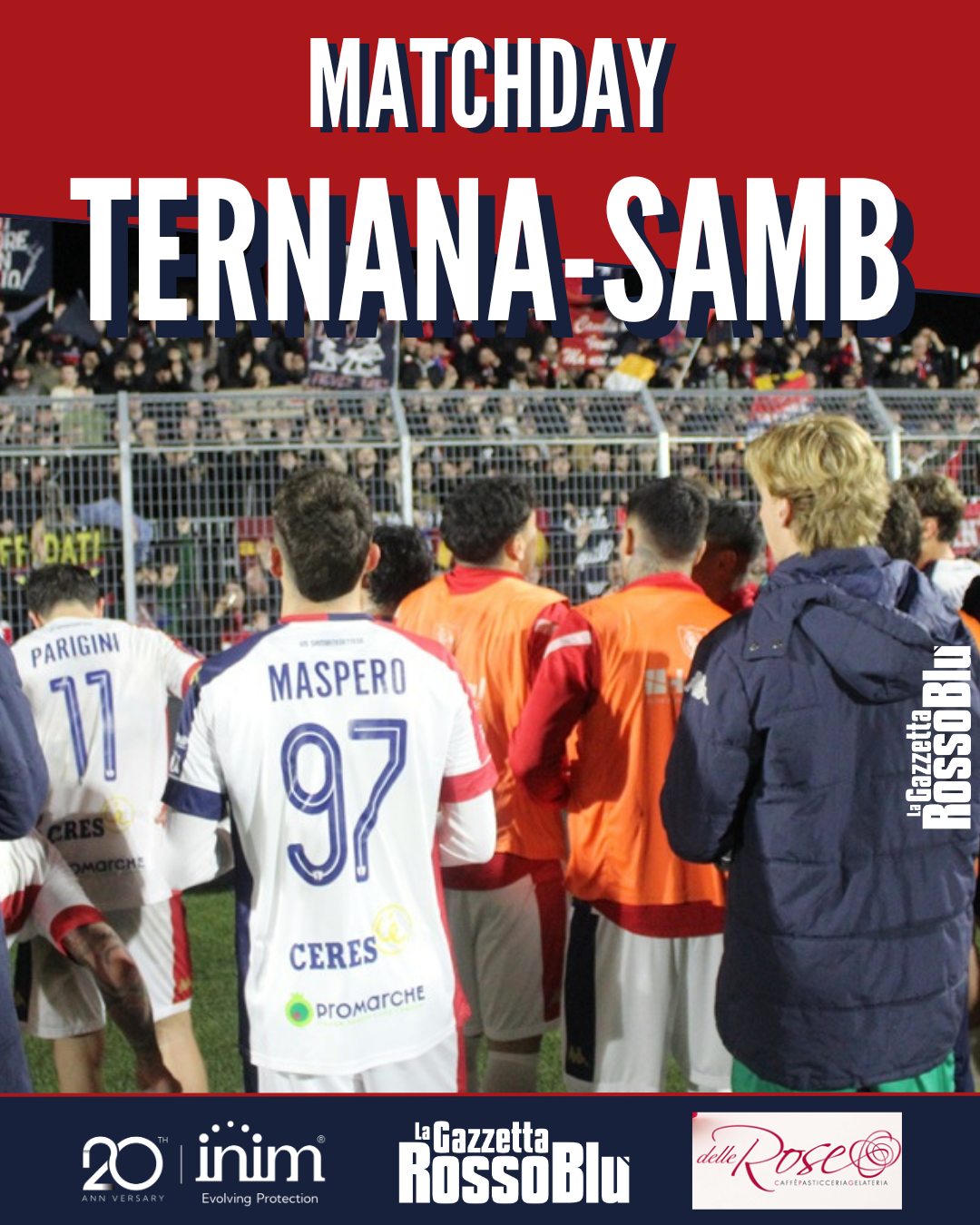 MATCHDAY ❗

33^ giornata del girone B di Serie C Sky Wifi: l'@u.s.sambenedettese 🔴🔵 va in casa della Ternana 🏟. Fischio d'inizio alle ore 20:30 allo stadio Libero Liberati

#tersam #ternanasamb #matchday #stadioliberoliberati #grb #gazzettarossoblù #samb #sambenedettese #instagol #instafootball #lagazzettarossoblù #calcio #rossoblù #seriec #gironeb #legapro #seriecskywifi