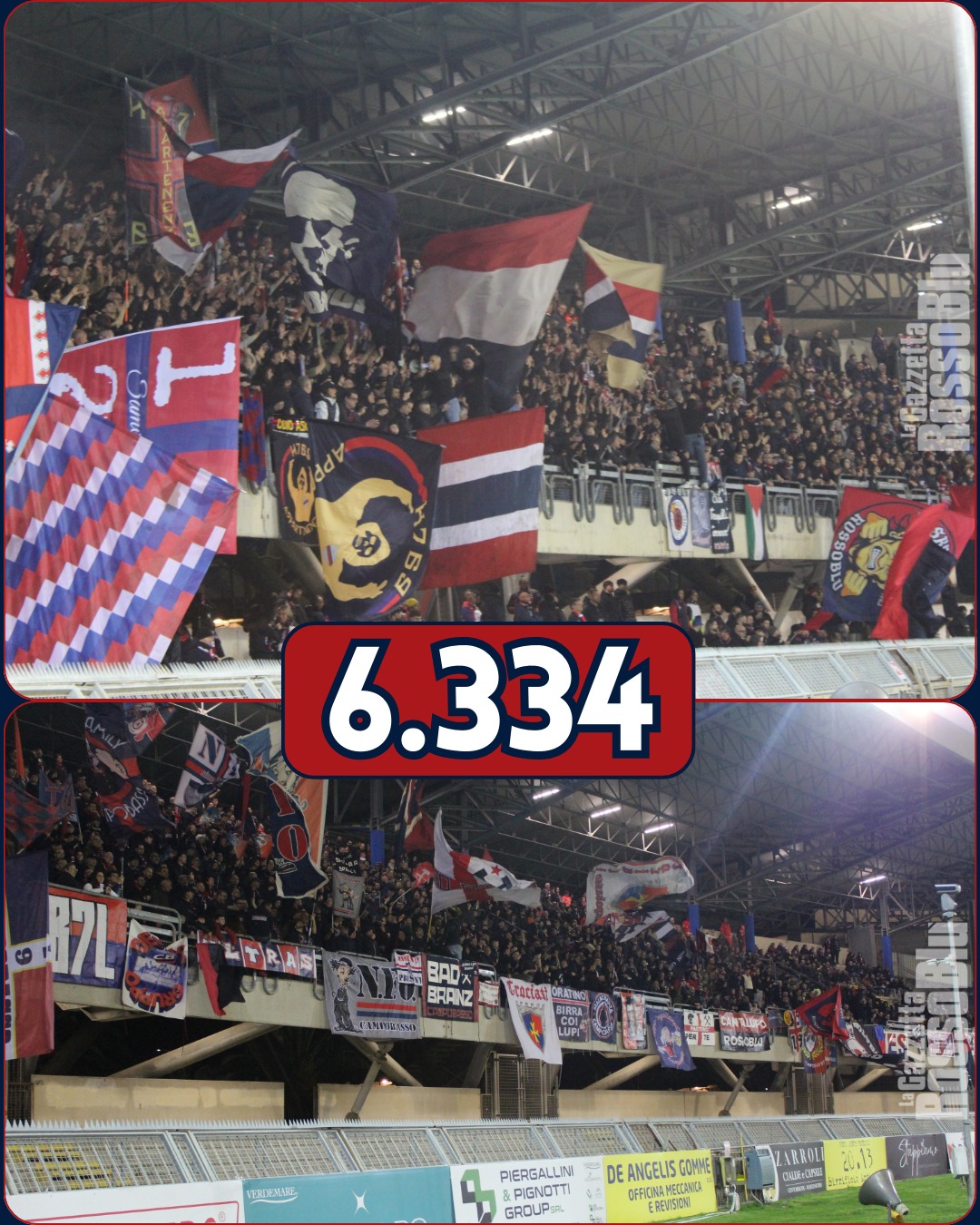 6.334

Più di 6.000 gli spettatori presenti ieri al Riviera delle Palme 🏟 per il match tra @u.s.sambenedettese 🔴🔵 e Campobasso (1.170 gli ospiti)

#samcam #sambcampobasso #stadiorivieradellepalme #fototifo #grb #gazzettarossoblù #samb #sambenedettese #instagol #instafootball #lagazzettarossoblù #calcio #rossoblù #seriec #gironeb #legapro #seriecskywifi