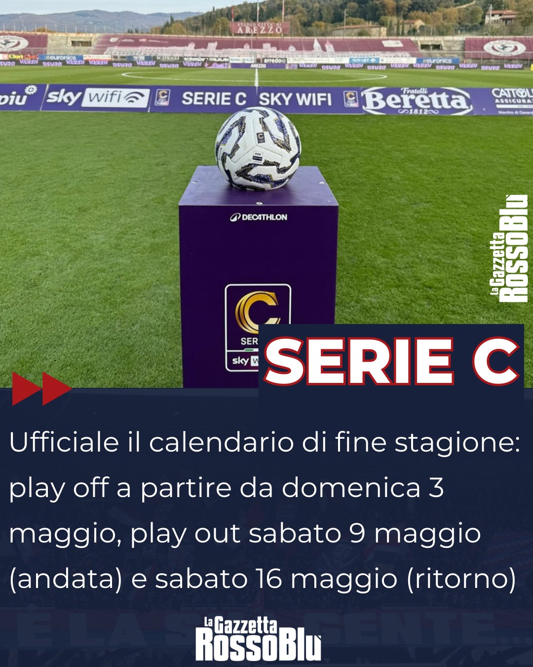 CALENDARIO 🗓

Ufficiali le date di play off e play out: spareggi promozione a partire da domenica 3 maggio, play out sabato 9 maggio (andata) e sabato 16 maggio (ritorno)

#calendario #playoff #playout #grb #gazzettarossoblù #instagol #instafootball #lagazzettarossoblù #calcio #rossoblù #seriec #gironeb #legapro #seriecskywifi