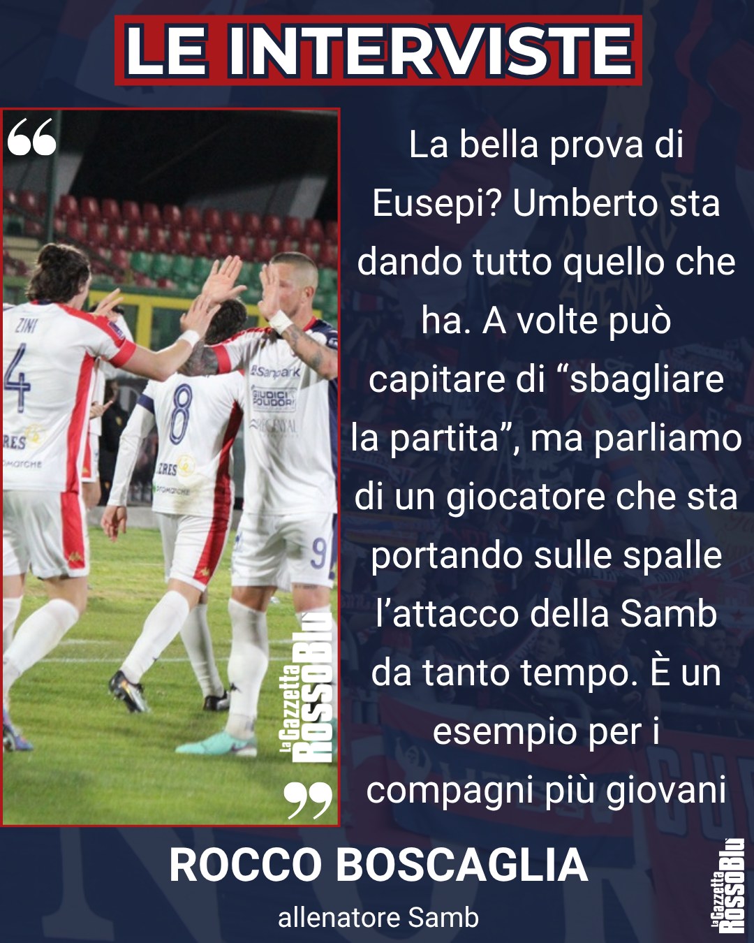 CAPITANO ©

@u.s.sambenedettese 🔴🔵, le parole di mister Rocco Boscaglia 🎙 su Umberto Eusepi

#tersam #ternanasamb #roccoboscaglia #boscaglia #umbertoeusepi #eusepi #grb #gazzettarossoblù #samb #sambenedettese #instagol #instafootball #lagazzettarossoblù #calcio #rossoblù #seriec #gironeb #legapro #seriecskywifi