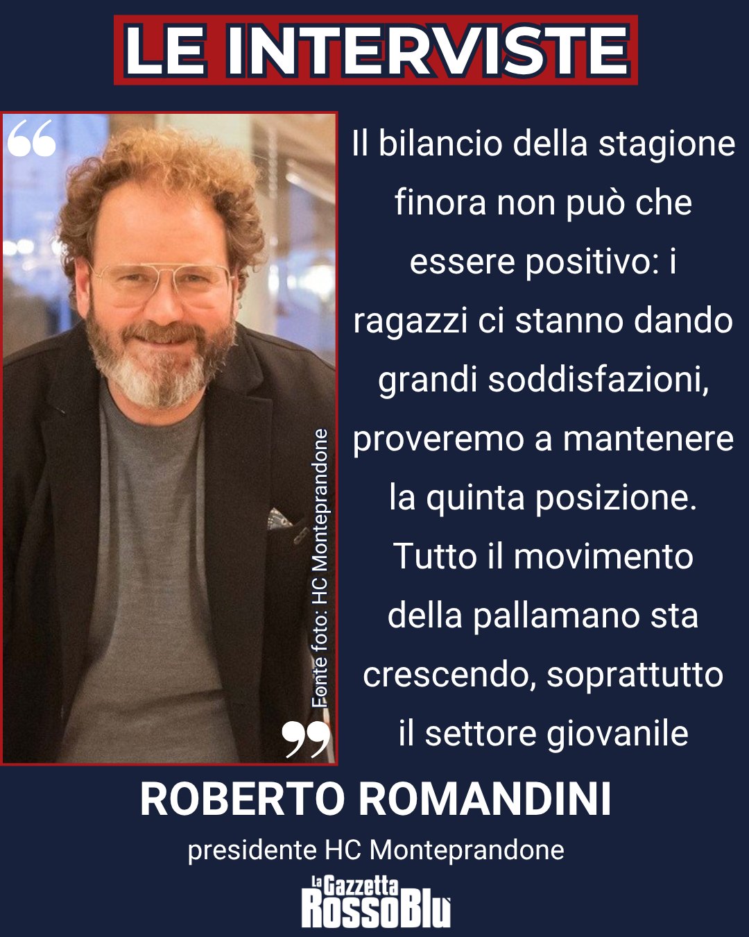 PALLAMANO 🤾‍♂

@hc_monteprandone, le parole del presidente Roberto Romandini 🎙

#robertoromandini #romandini #pallamano #handball #serieasilver #pallamanomonteprandone #hcmonteprandone #monteprandone #grb #lagazzettarossoblù