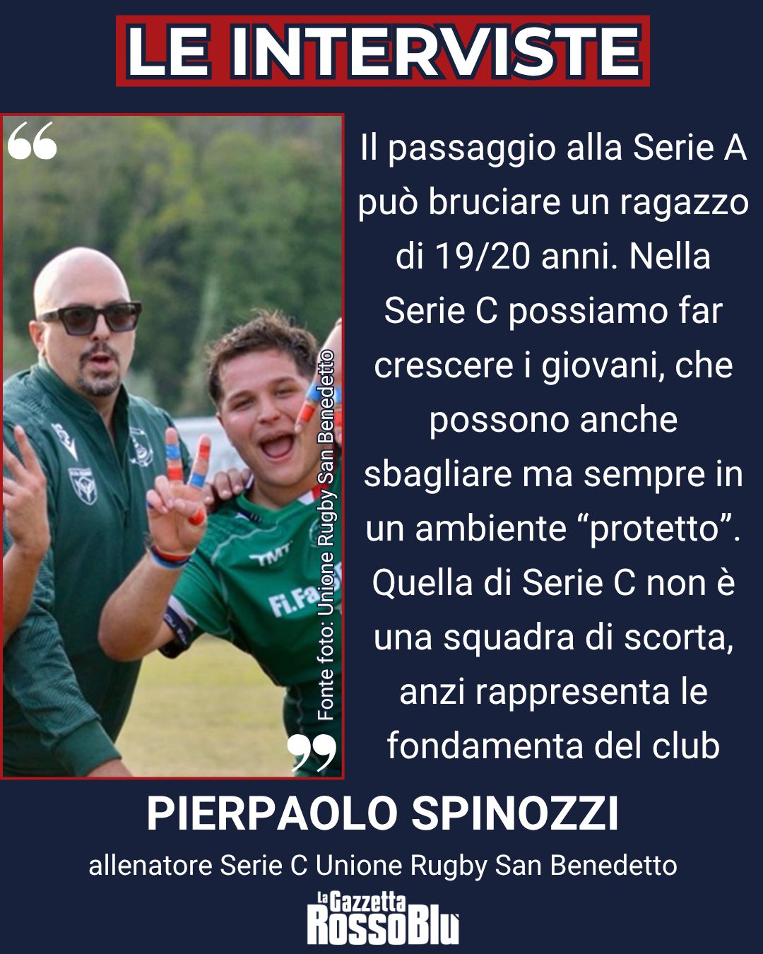 RUGBY 🏉

@unione_rugby_samb 🔴🔵, l'importanza della squadra di Serie C nelle parole di @pierpa_the_coach_mondiale 🎙

#pierpaolospinozzi #spinozzi #seriec #unionerugbysanbenedetto #ursbt #unionerugbysbt #fifasecurity #rugby #seriea #grb #gazzettarossoblù #lagazzettarossoblù