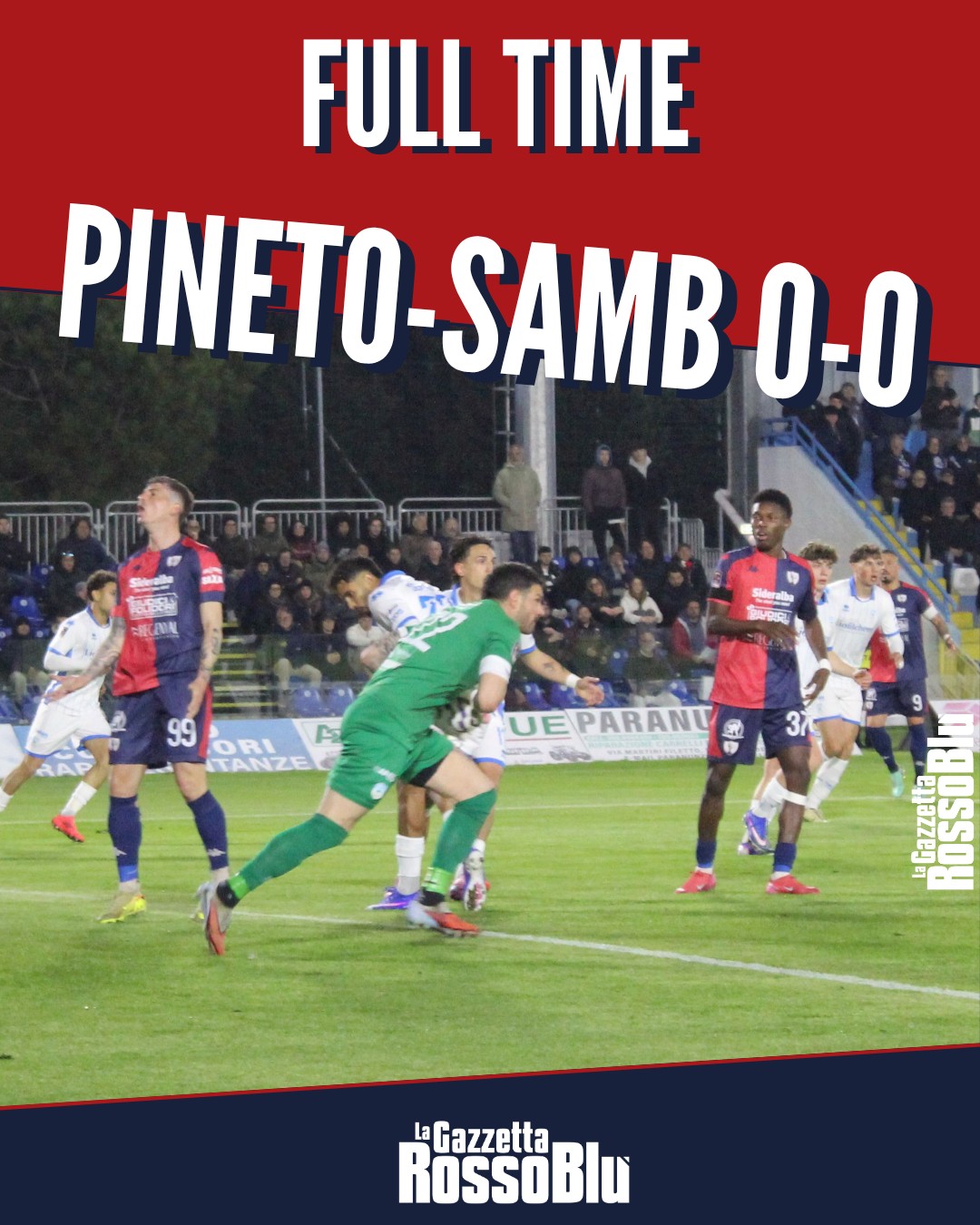 FINITA ❗❗

L'@u.s.sambenedettese 🔴🔵 non va oltre lo 0-0 in casa del Pineto: finisce senza reti il match del Pavone-Mariani ❌

#pinetosamb #pinsam #stadiopavonemariani #grb #gazzettarossoblù #samb #sambenedettese #instagol #instafootball #lagazzettarossoblù #calcio #rossoblù #seriec #gironeb #legapro #seriecskywifi