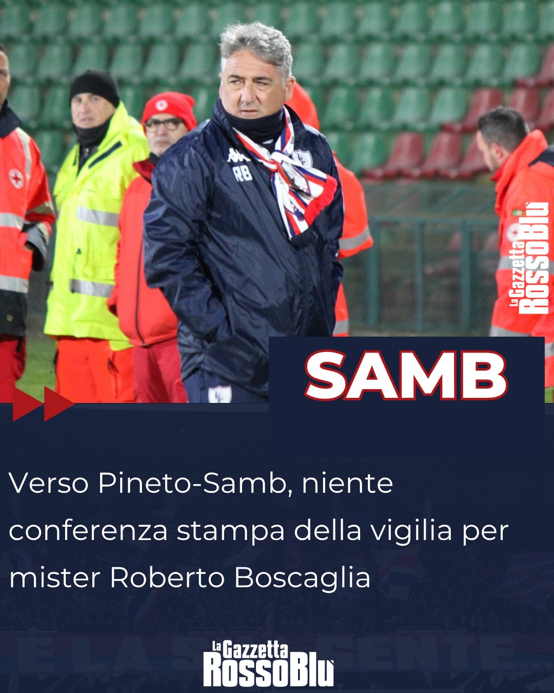 VIGILIA ⏳

@u.s.sambenedettese 🔴🔵, concentrazione massima prima del Pineto 🏟: niente conferenza stampa della vigilia per mister Roberto Boscaglia

#pinetosamb #pinsam #robertoboscaglia #boscaglia #grb #gazzettarossoblù #samb #sambenedettese #instagol #instafootball #lagazzettarossoblù #calcio #rossoblù #seriec #gironeb #legapro #seriecskywifi